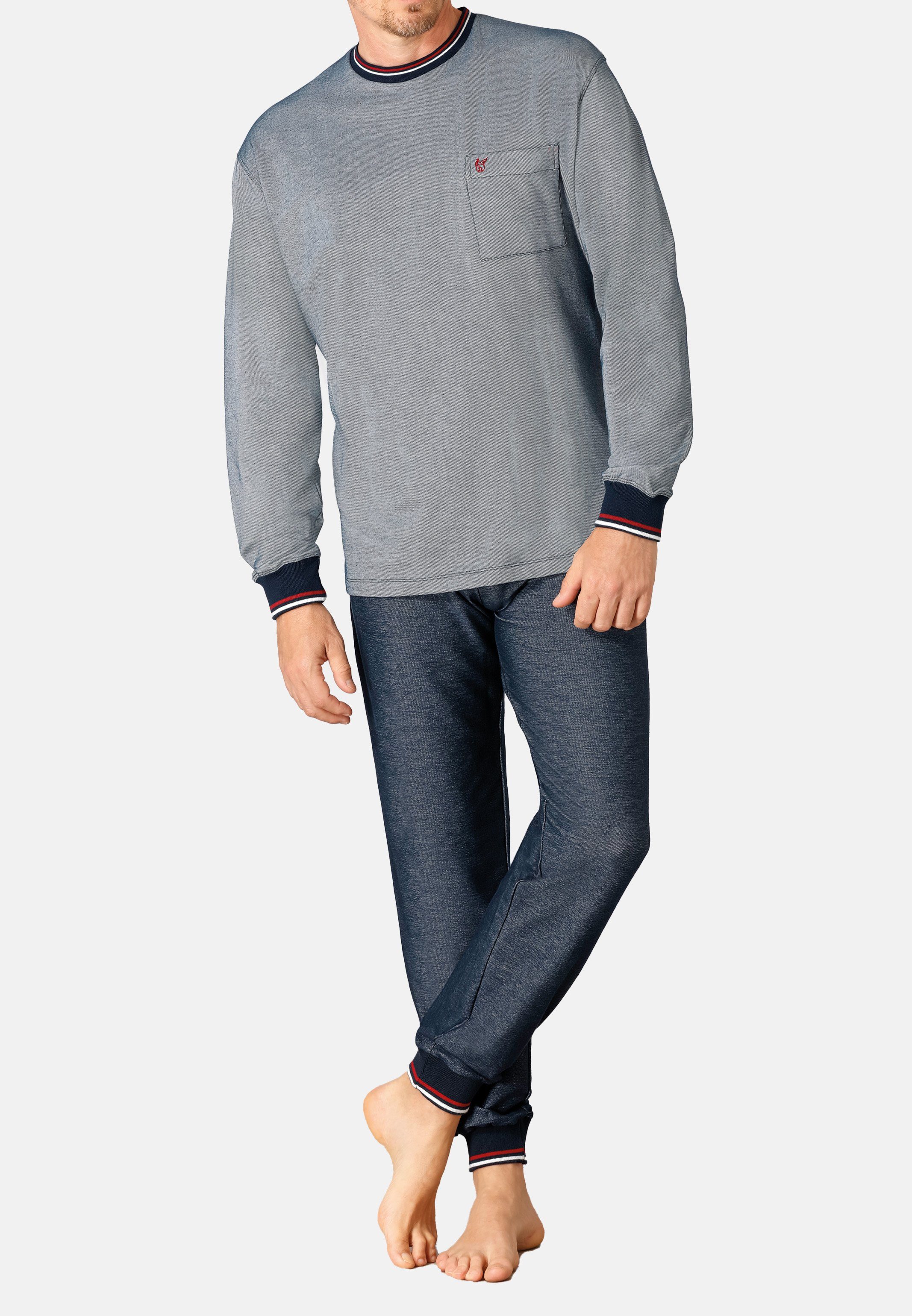 Hajo Pyjama Klima Light (Set, 2 tlg) Schlafanzug - Baumwolle - Atmungsaktiv günstig online kaufen