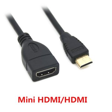 Bolwins F28 Mini HDMI Typ D Stecker zu HDMI Buchse Adapter Kabel Stecker HD TV Computer-Kabel