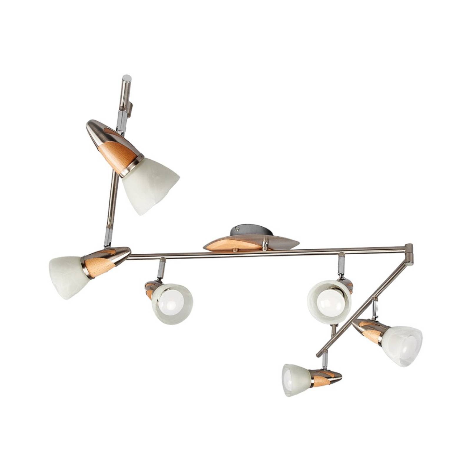 Lindby Deckenstrahler Marena, Nicht enthalten, 6 x 7 W LED R50