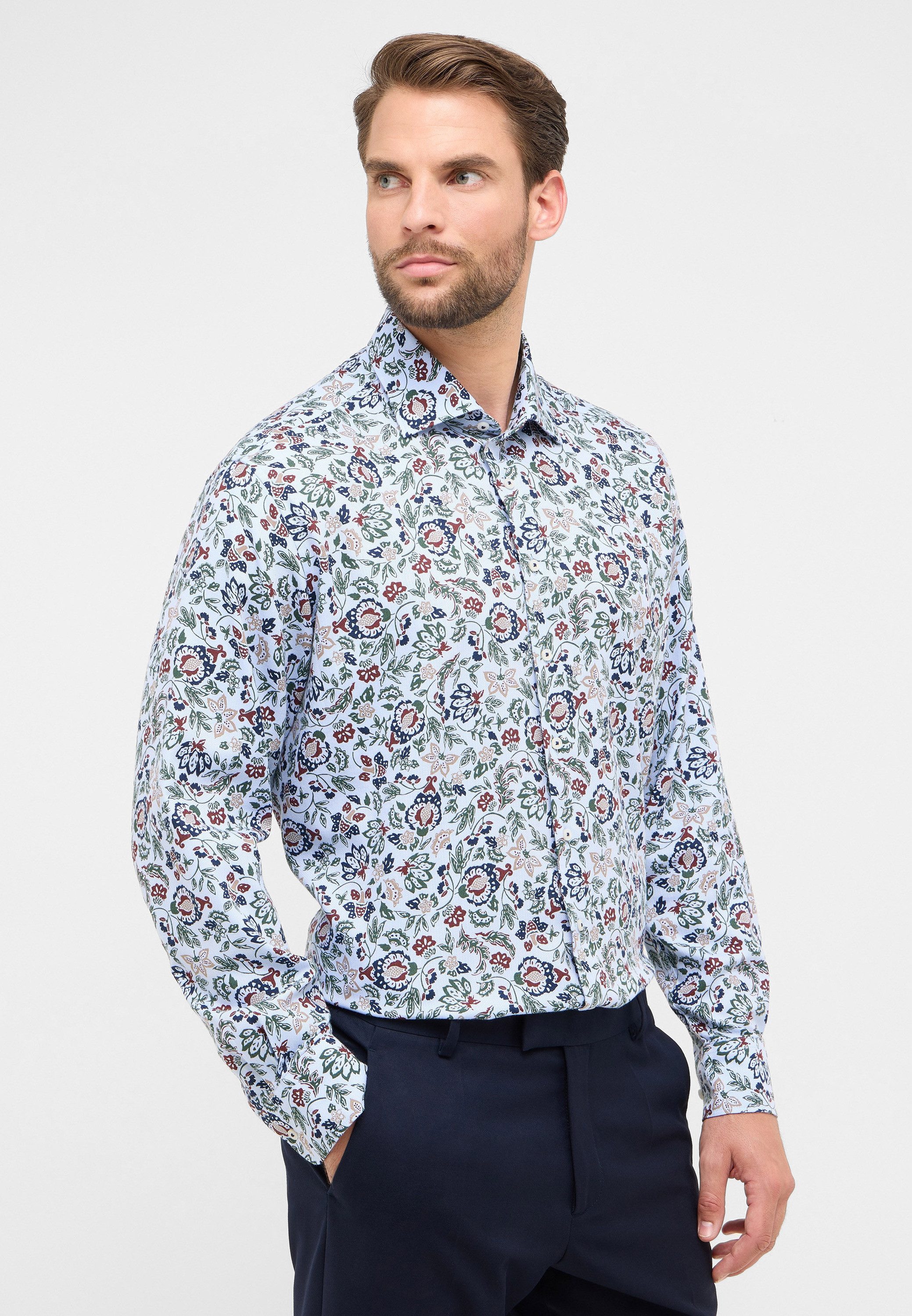 Eterna Langarmhemd COMFORT FIT EASY IRON (bügelleicht) günstig online kaufen