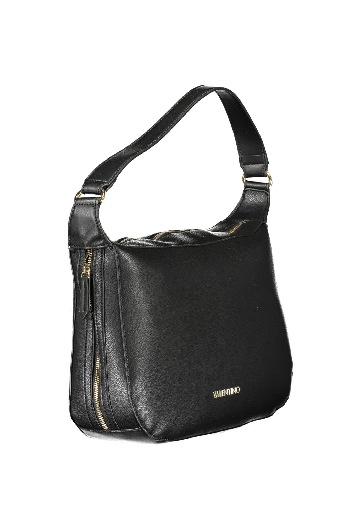 Valentino Businesstasche, Elegante schwarze Schultertaschen für Damen mit praktischen Taschen