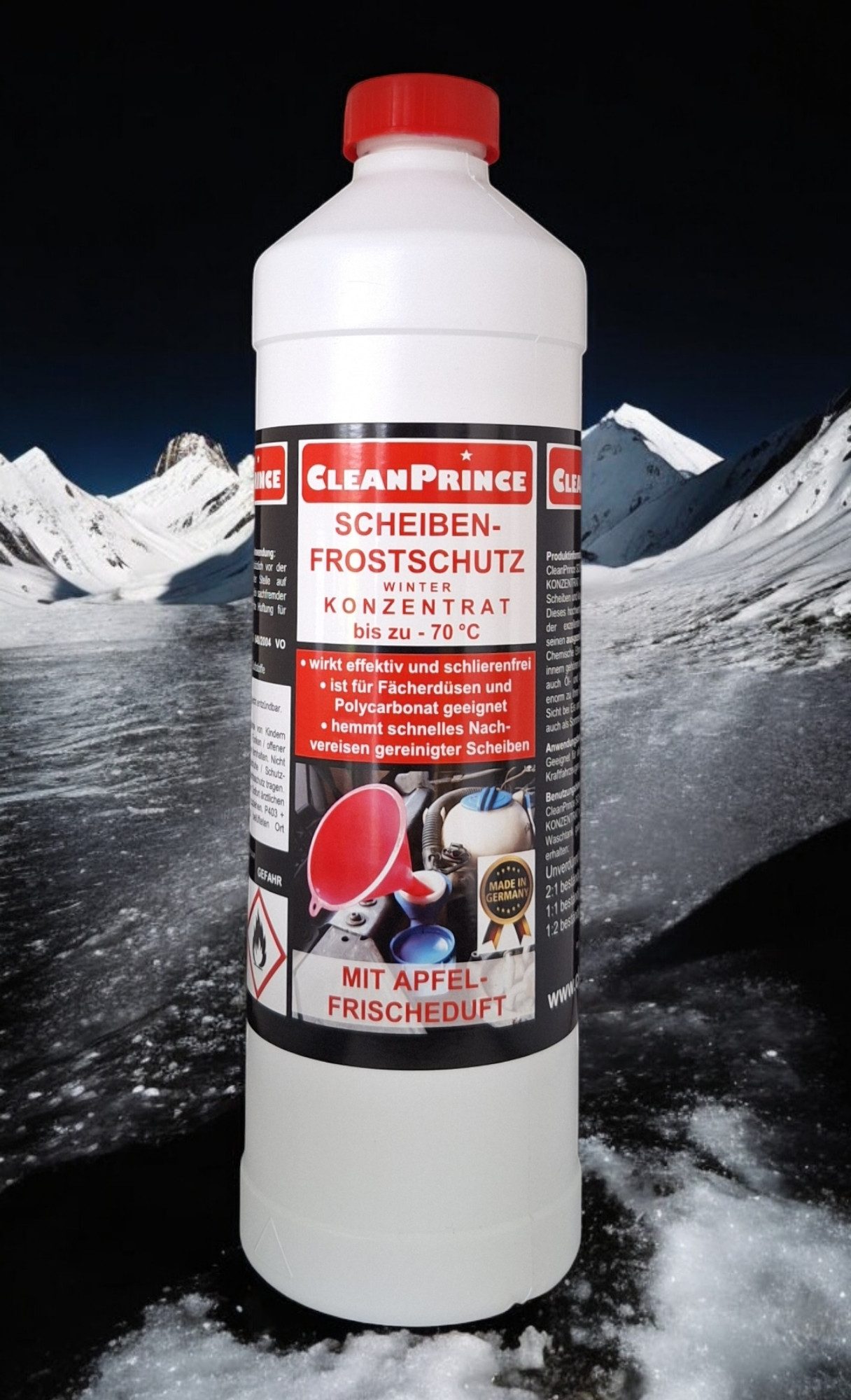 CleanPrince Scheibenfrostschutz Scheibenreiniger