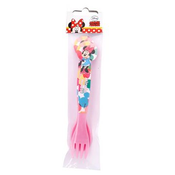 Disney Minnie Mouse Kindergeschirr-Set Minnie Maus (5-tlg), Kunststoff, Kinder Frühstückset