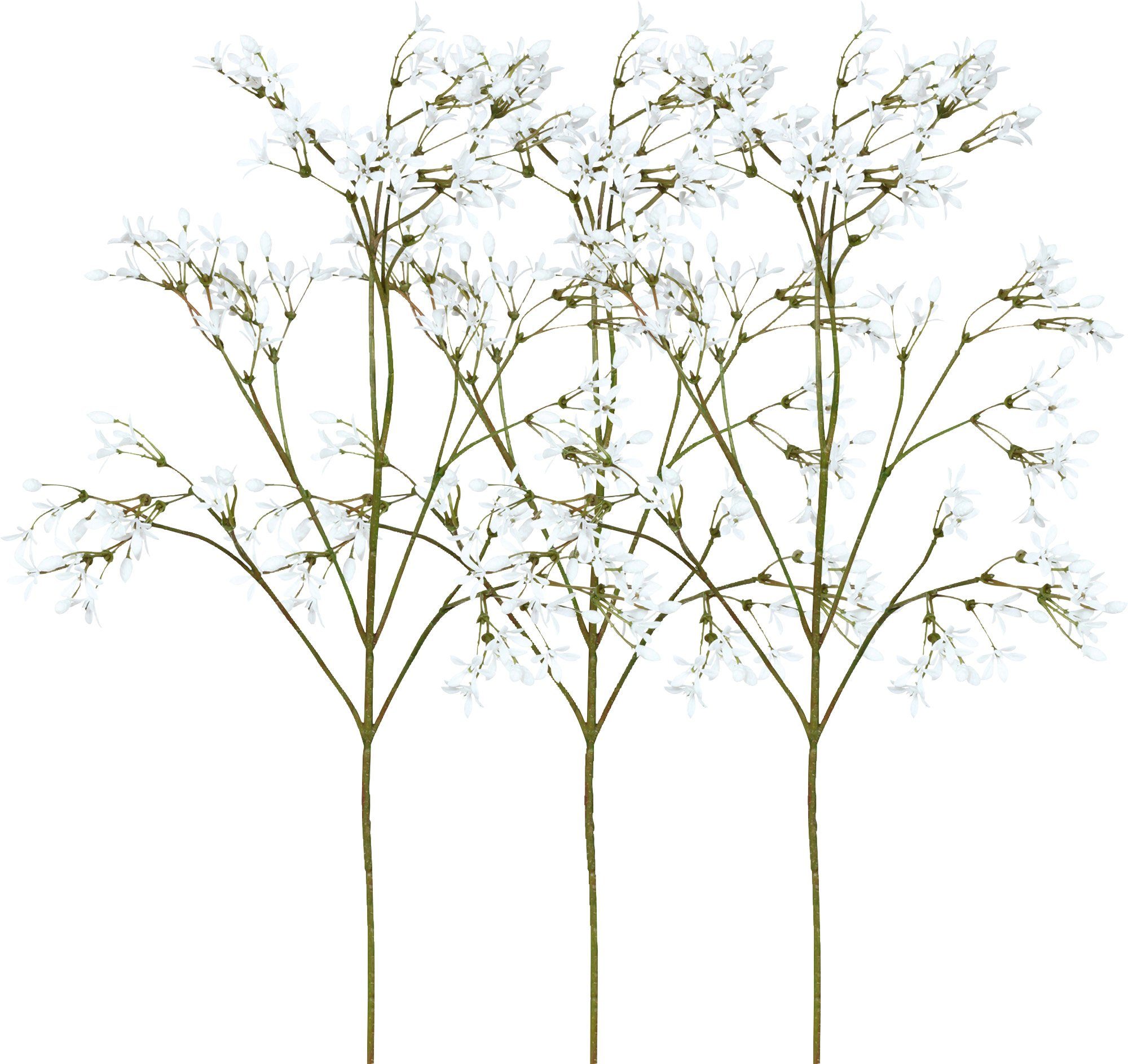 Kunstpflanze Kunstpflanze Jasminzweig 3er-Pack | Kunstpflanzen