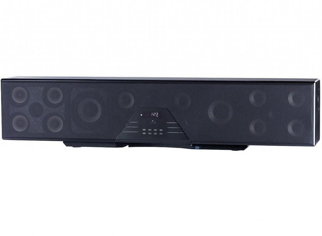auvisio 6-Kanal-3D-Soundbar 5.1-Surround-Sound 4.0, HDMI, 250 Watt Soundbar (Bluetooth, 125 W, insgesamt 15 Lautsprecher)