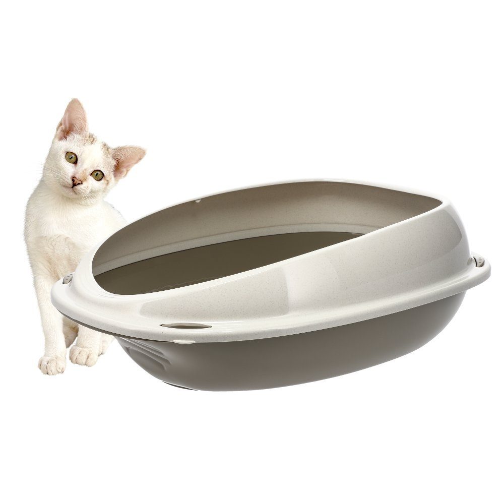 GarPet Katzentoilette »GarPet Katzenklo ohne Deckel Katzentoilette mit Rand Katzen WC«