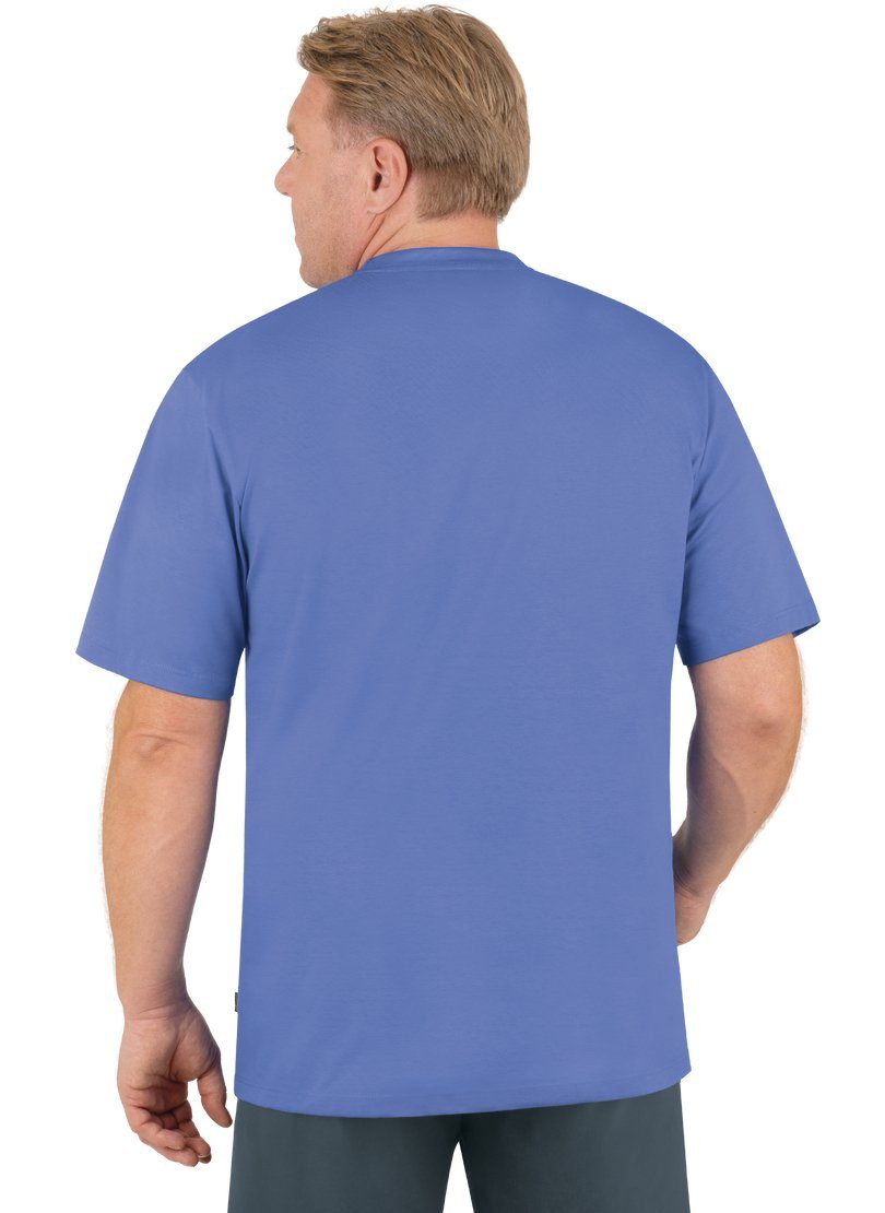 Trigema T-Shirt TRIGEMA T-Shirt lavendel Affen-Aufdruck großem mit