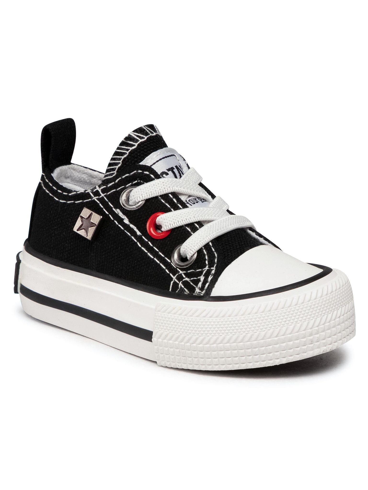 Sneakers aus Stoff HH374194 Black Sneaker