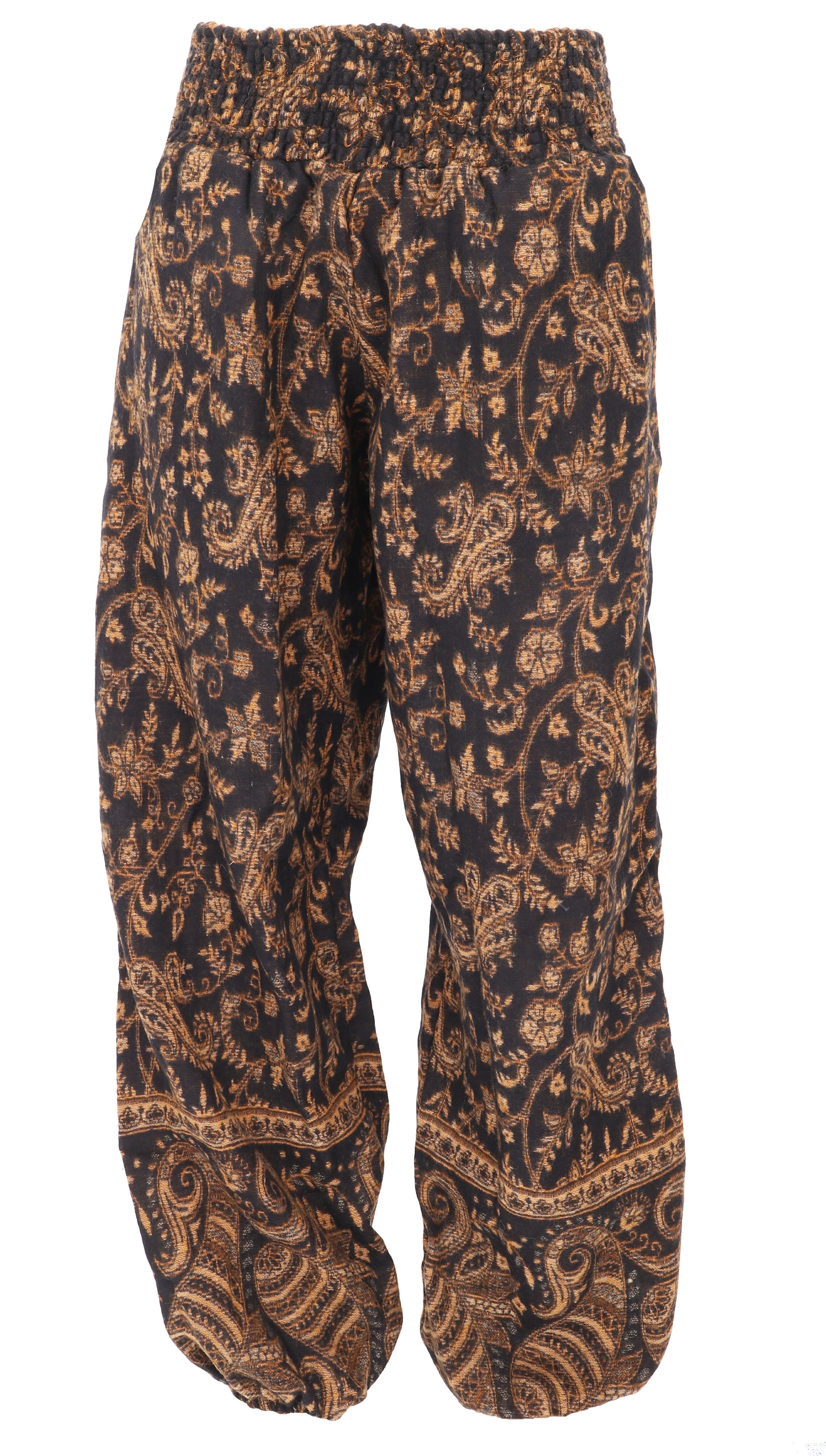 Guru-Shop Relaxhose Flauschige Boho Pluderhose, Wohlfühlhose -.. Ethno Style – Bild 3 von 4