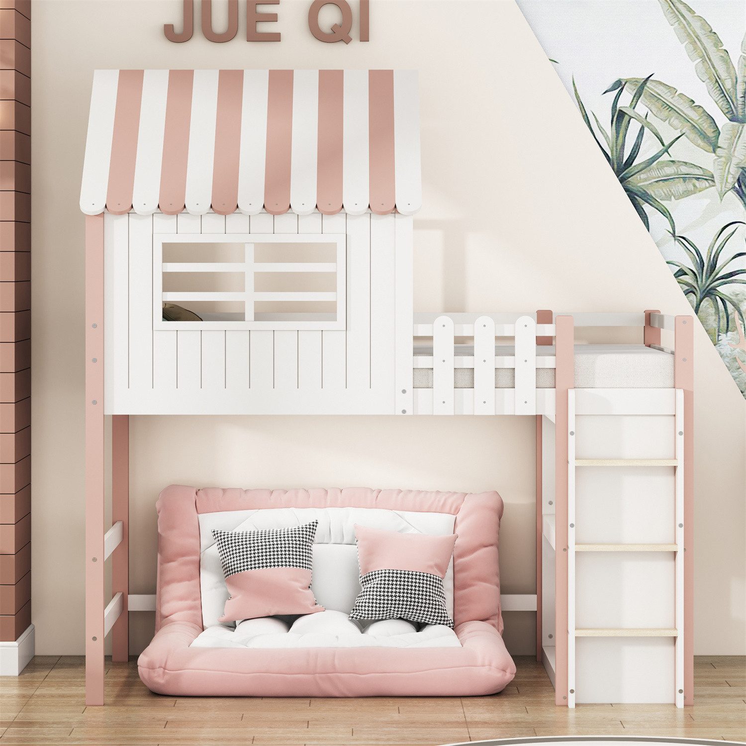 autolock Kinderbett Kinderbett Multifunktionsbett,Heimbett Dachform mit günstig online kaufen