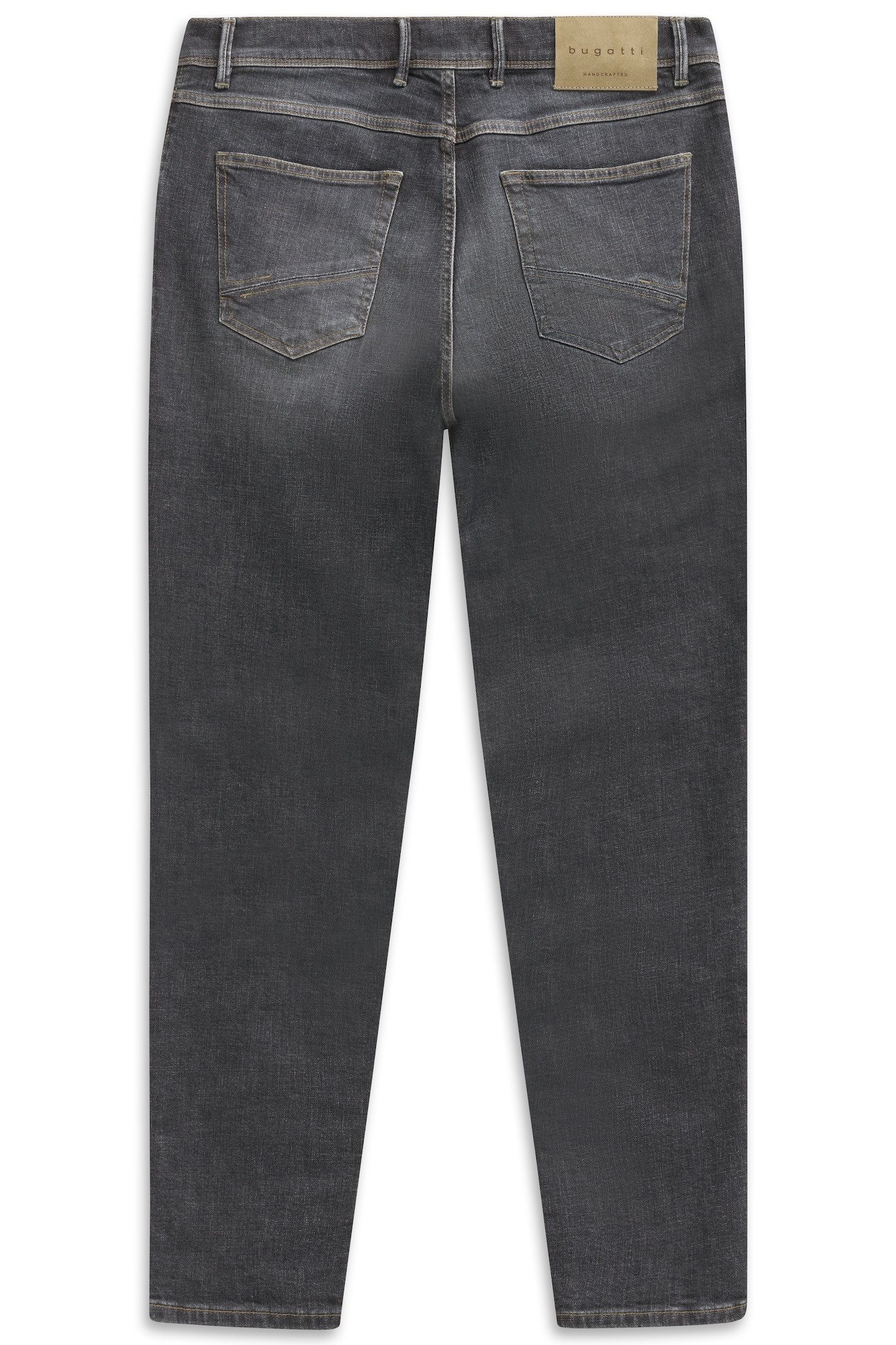 bugatti 5-Pocket-Jeans Tapered Fit aus Stretch Handcrafted Denim