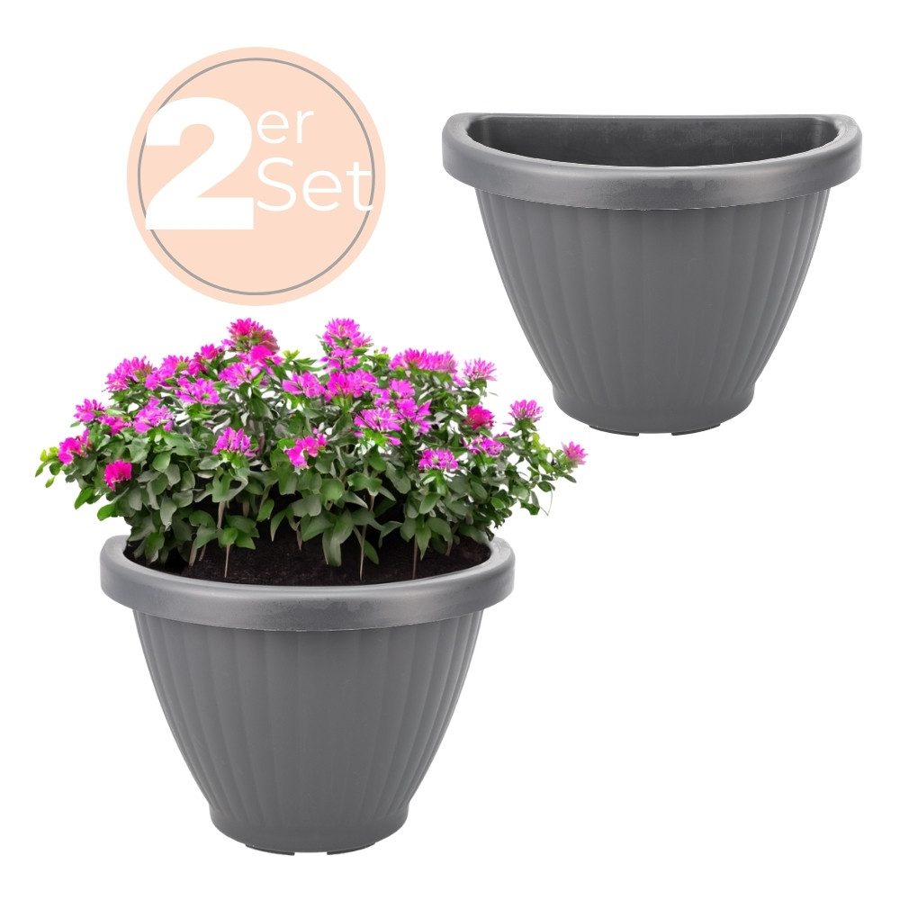 GarPet Blumentopf 2x Blumentopf Wand Blumen günstig online kaufen