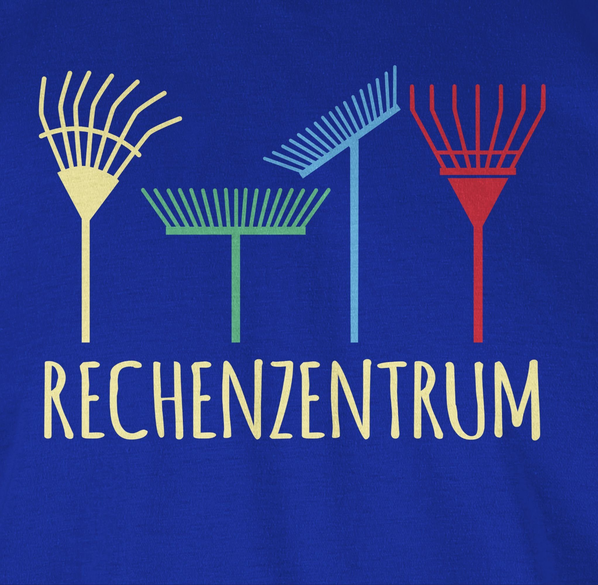 Shirtracer Rundhalsshirt Outfit Royalblau Geschenkidee 3 Rechenzentrum - Hobby Gartenarbeit Geschenk Gärtner