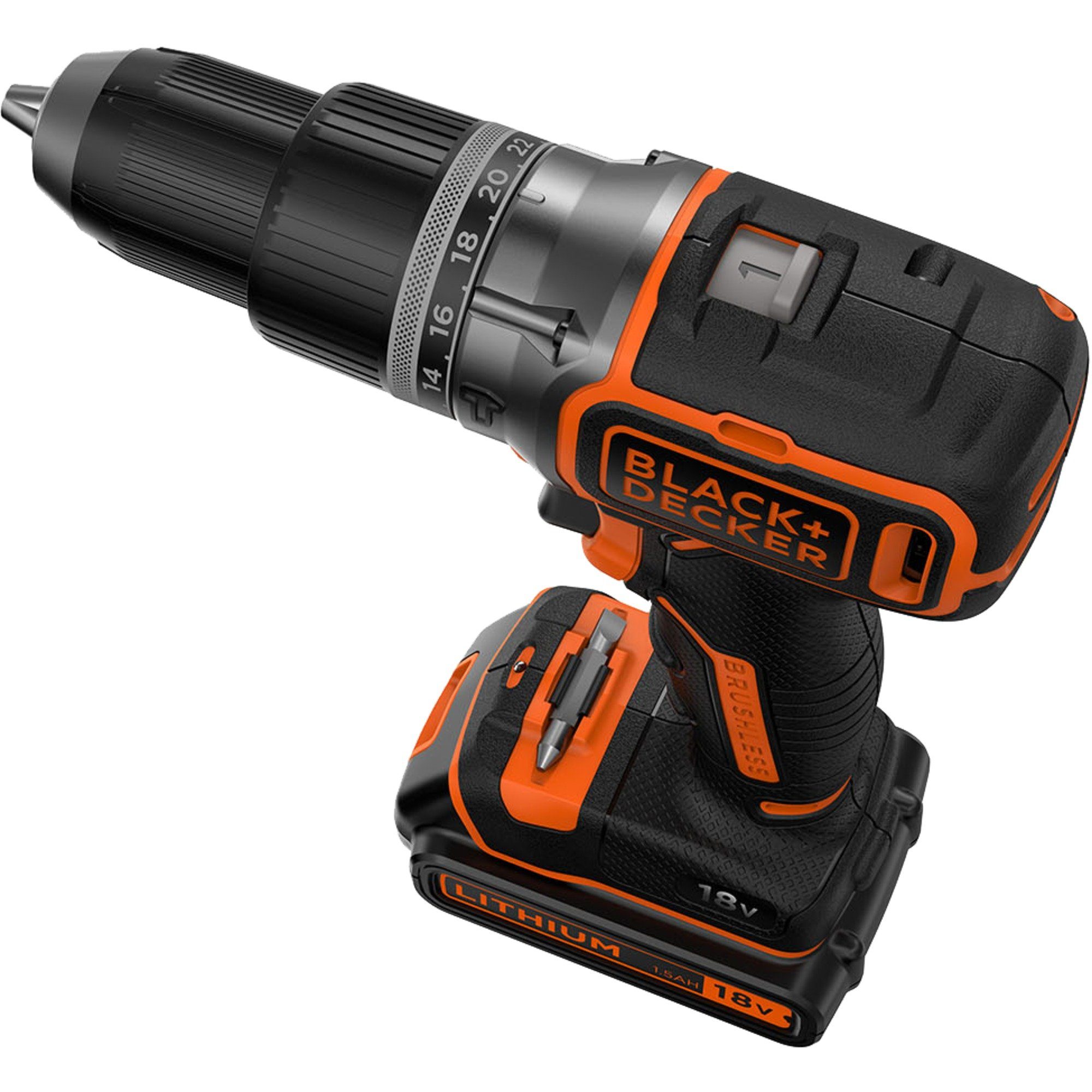 Black + Decker Bohrmaschine BLACK+DECKER Akku-Schlagbohrschrauber BL188K