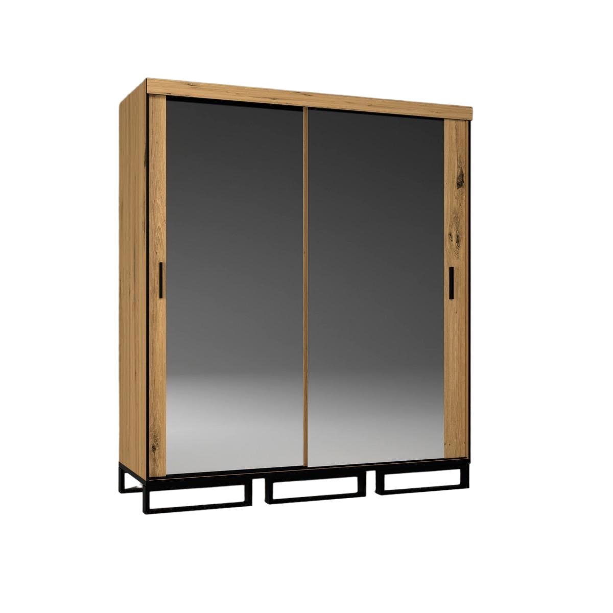 JVmoebel Kleiderschrank Kleiderschrank Kommodenschrank Design Vitrine XXL Regal Loft