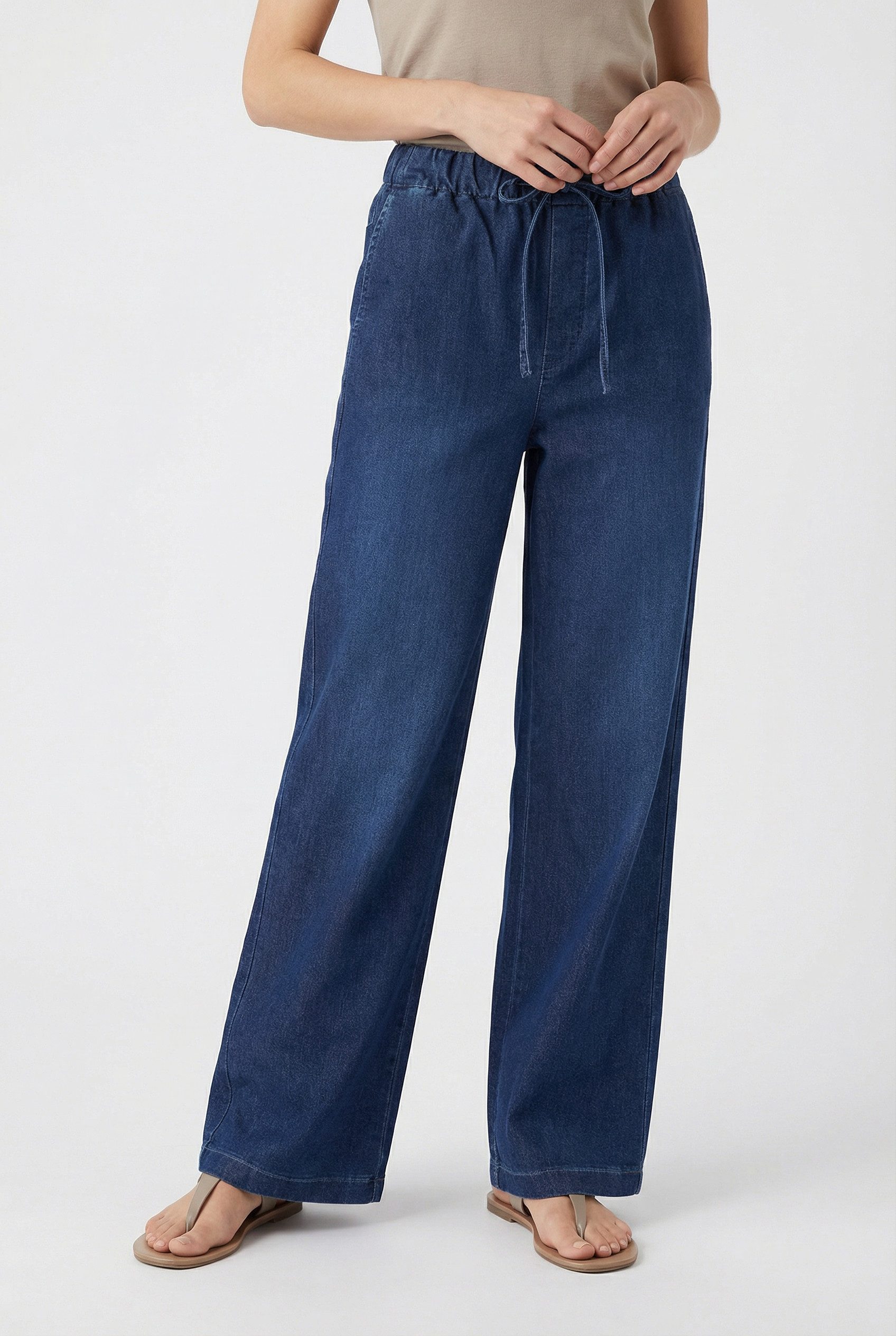 MAC Weite Jeans WIDE EASY mit elastischem Bund