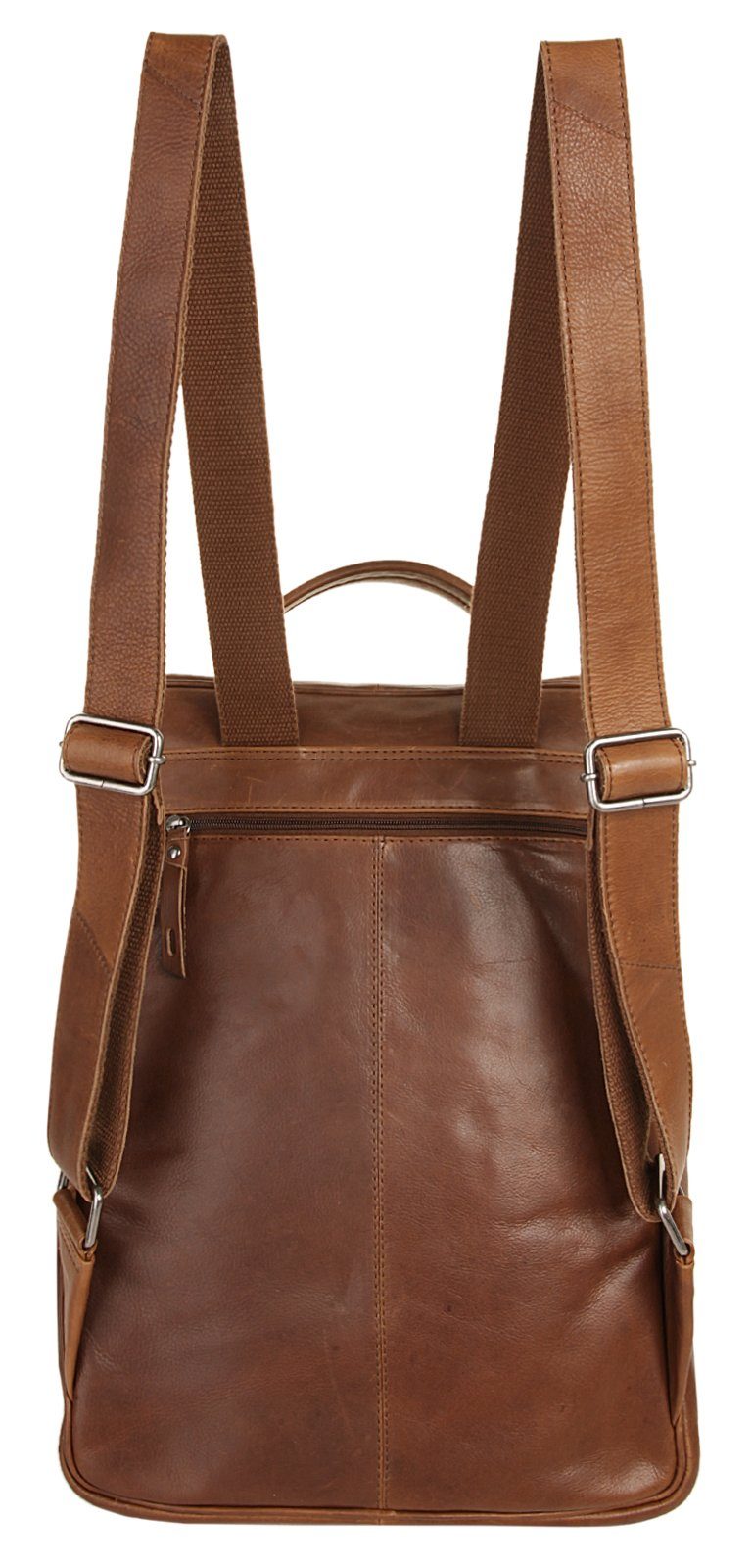 Piké Laptoprucksack, echt Leder