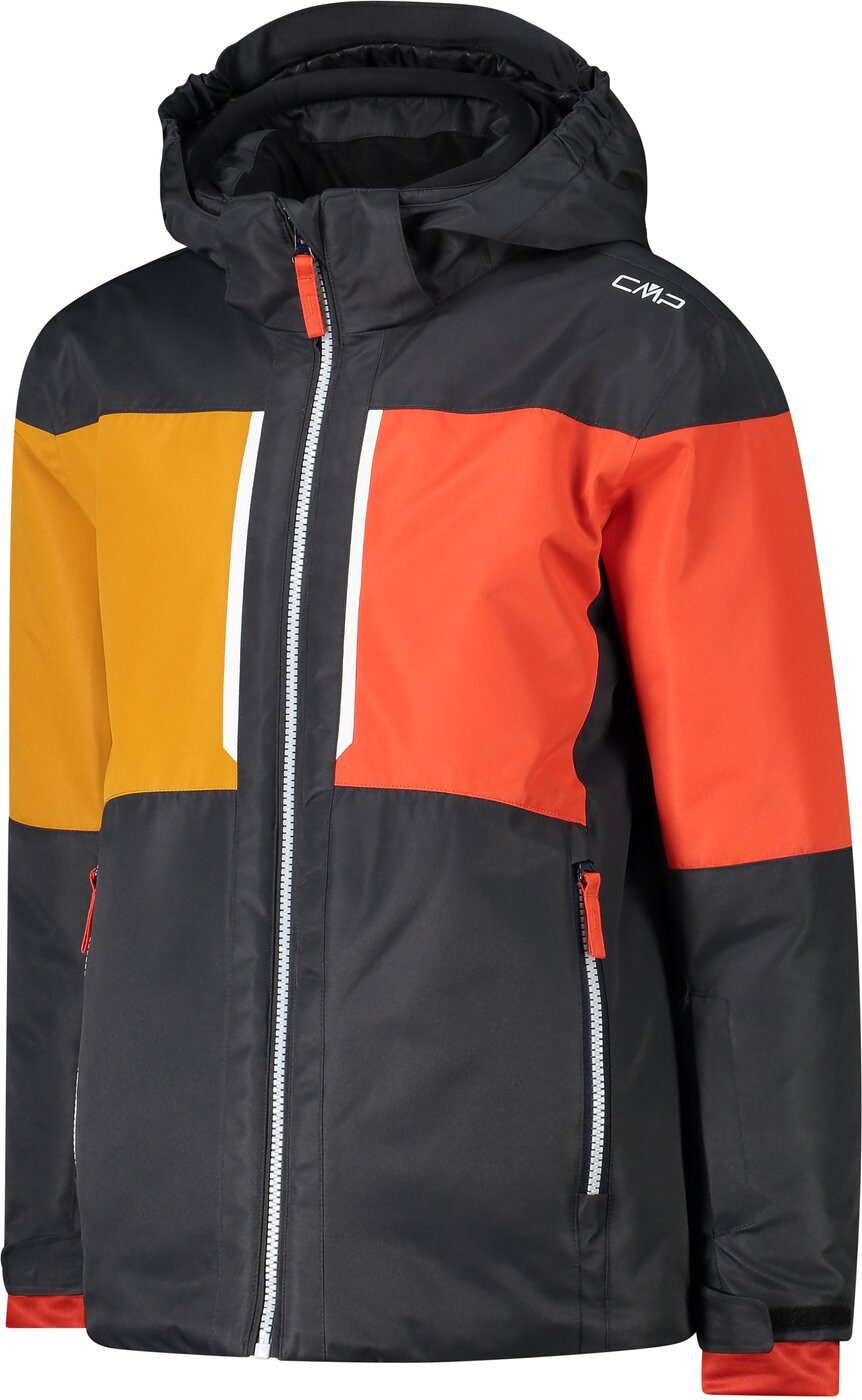 CMP Skijacke KID JACKET SNAPS HOOD ANTRACITE