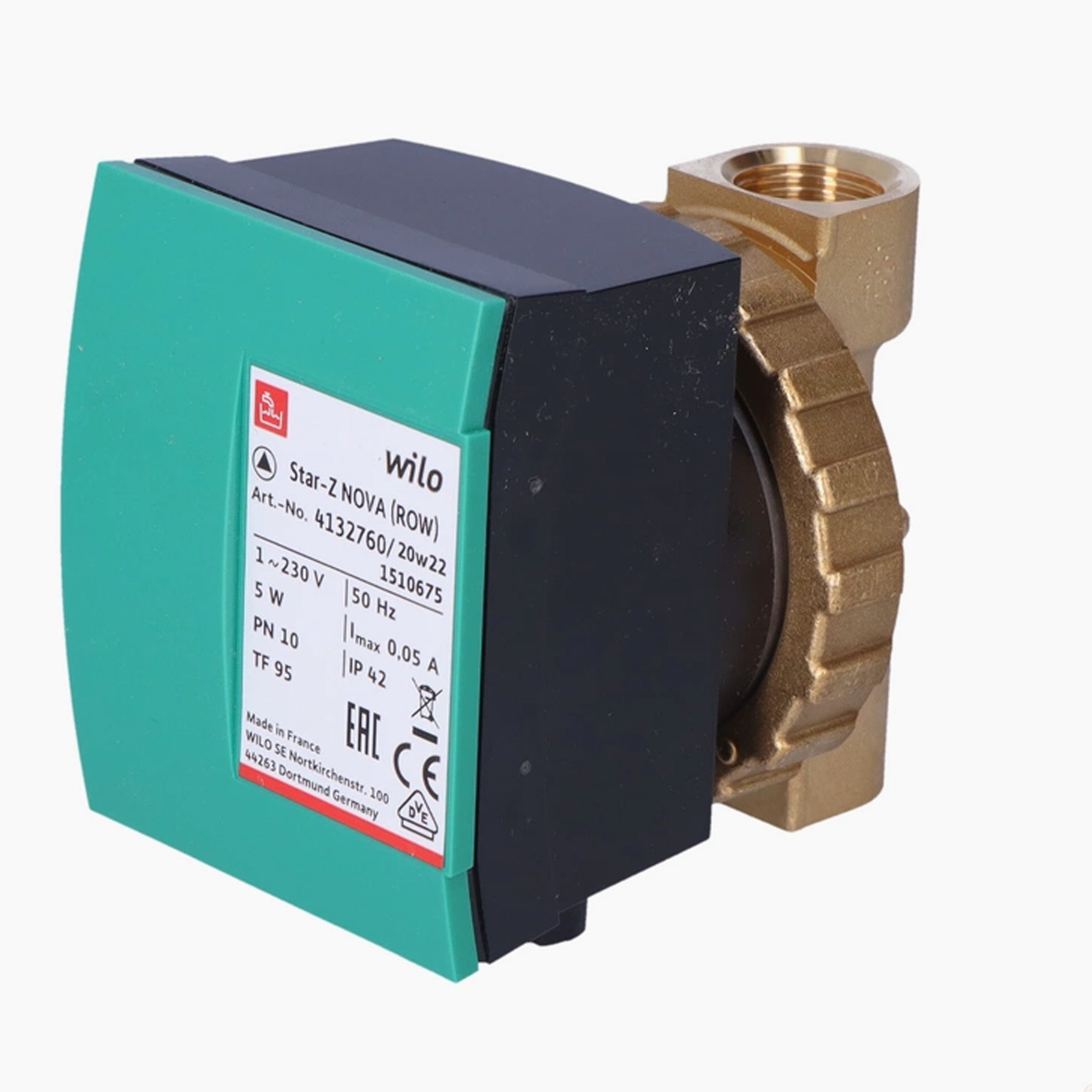 Wilo Umwälzpumpe Wilo-Star-Z NOVA Umwälzpumpe – Zirkulationspumpe für Trinkwasser (1-tlg)