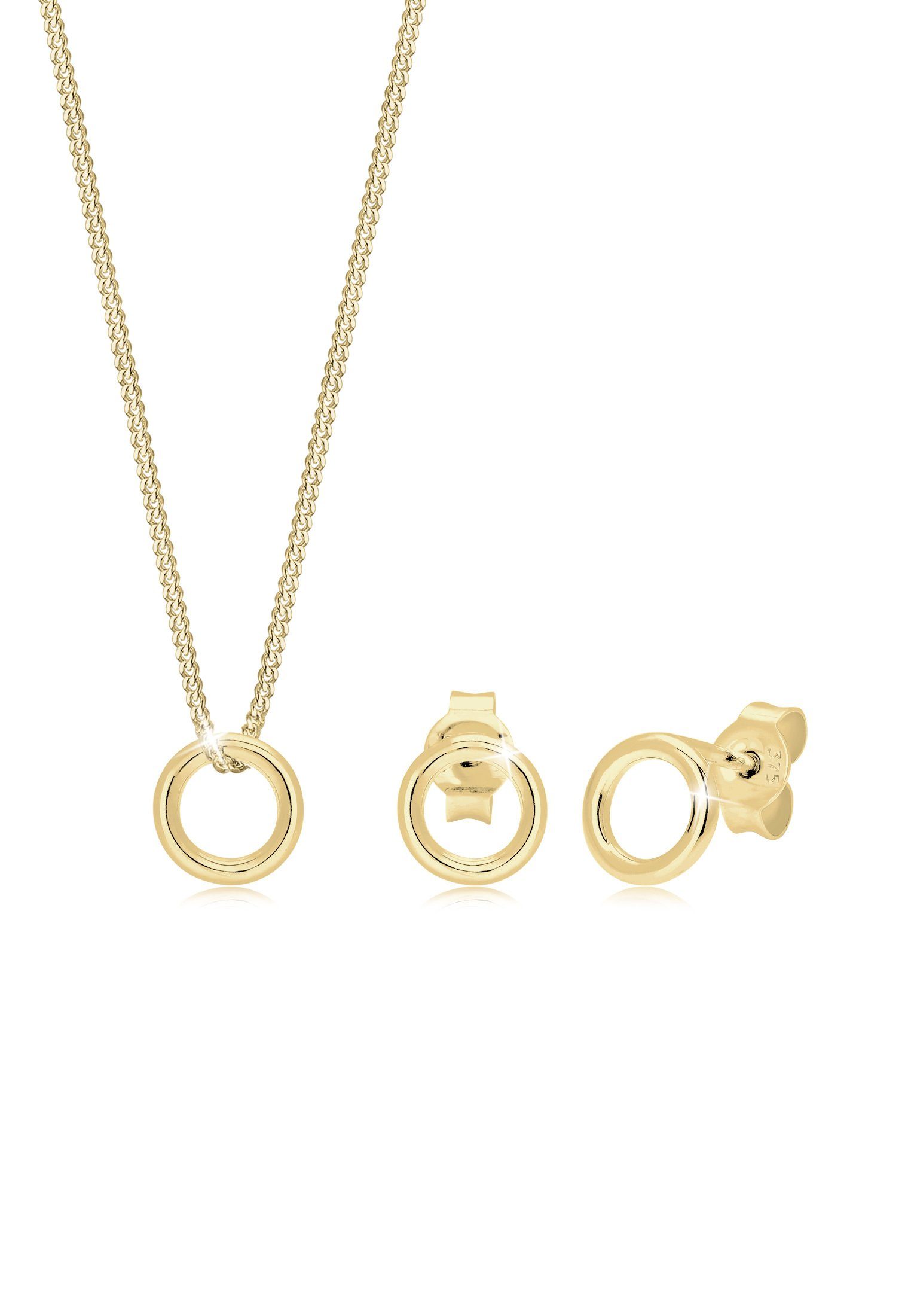 Elli Premium Schmuckset Kreis Rund 375 günstig online kaufen