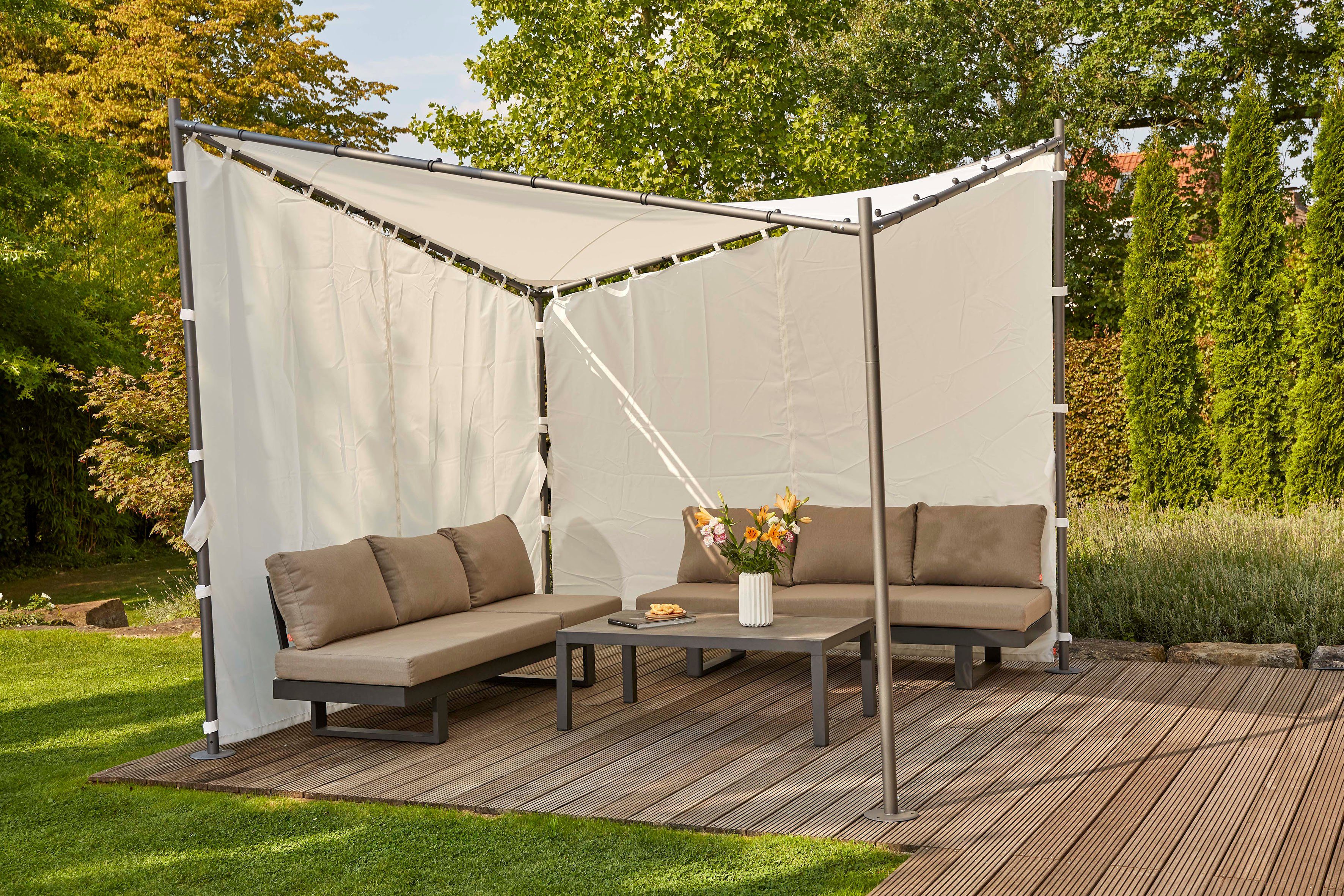 Siena Garden Pavillon-Ersatzdach, 180 g/m², 300 x 300 cm, für Pavillon »Berlino« 300x300 cm