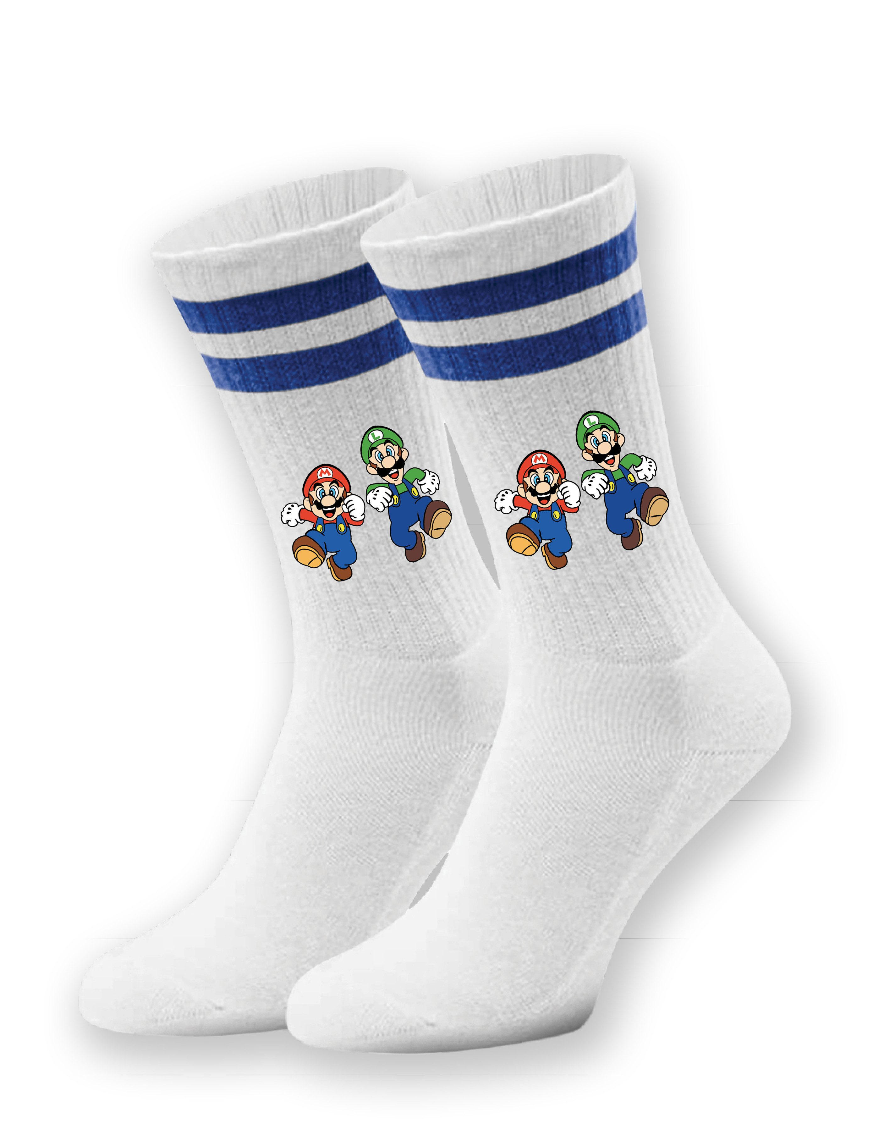 Tennissocken Mario Luigi Unisex Socken Geschenk für Herren Damen
