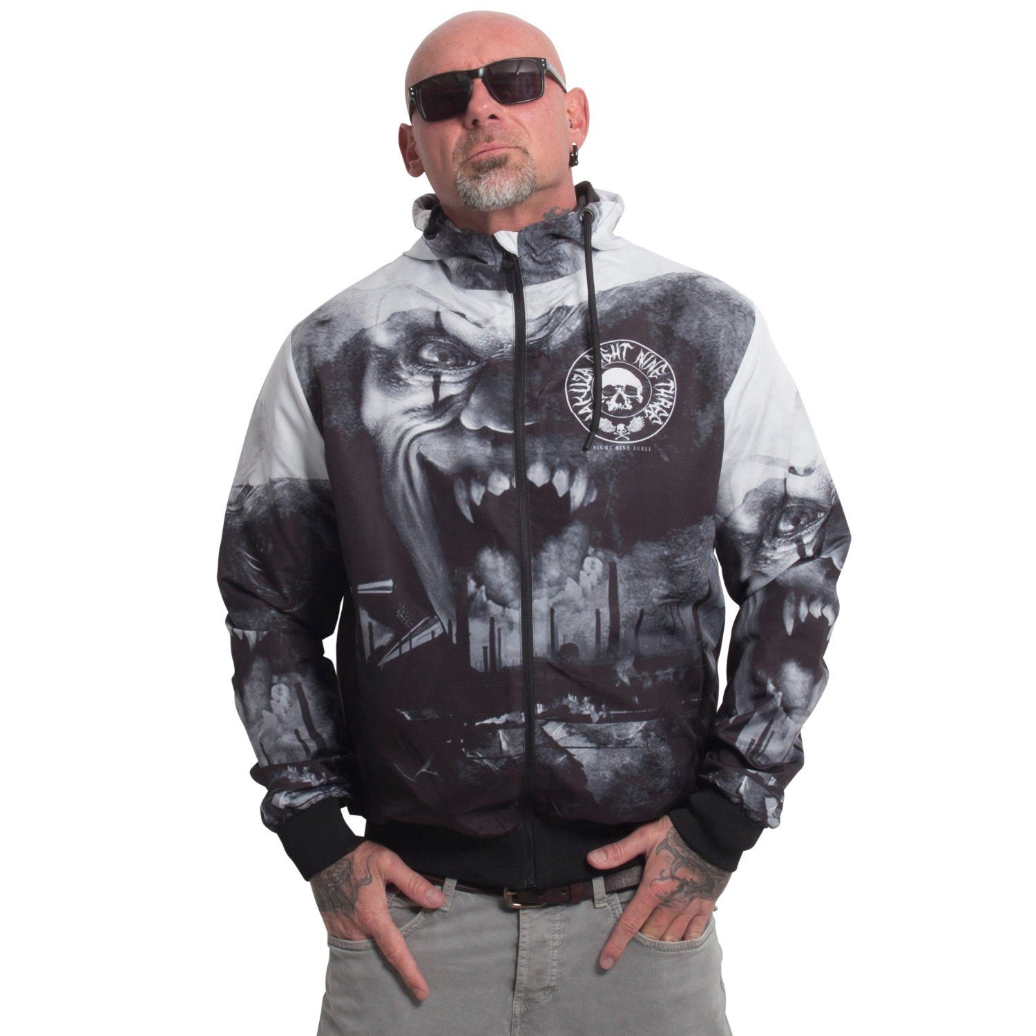 YAKUZA Windbreaker Horror Allover