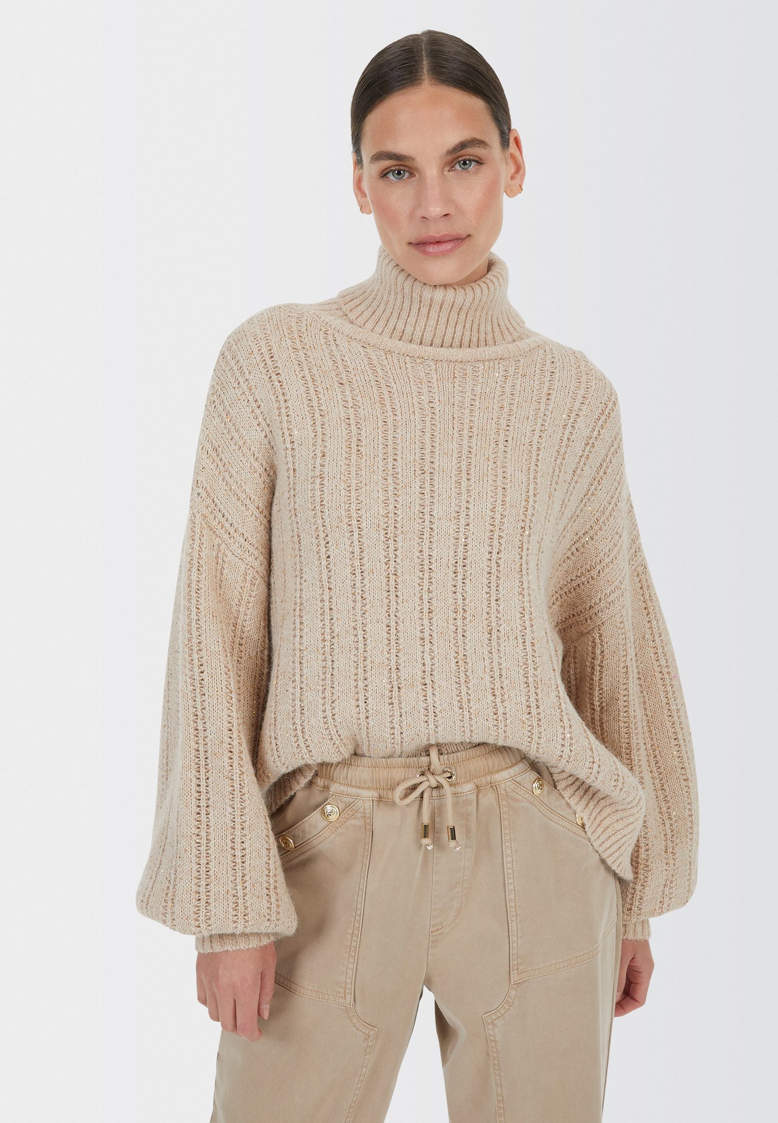 MARC AUREL Stehkragenpullover günstig online kaufen