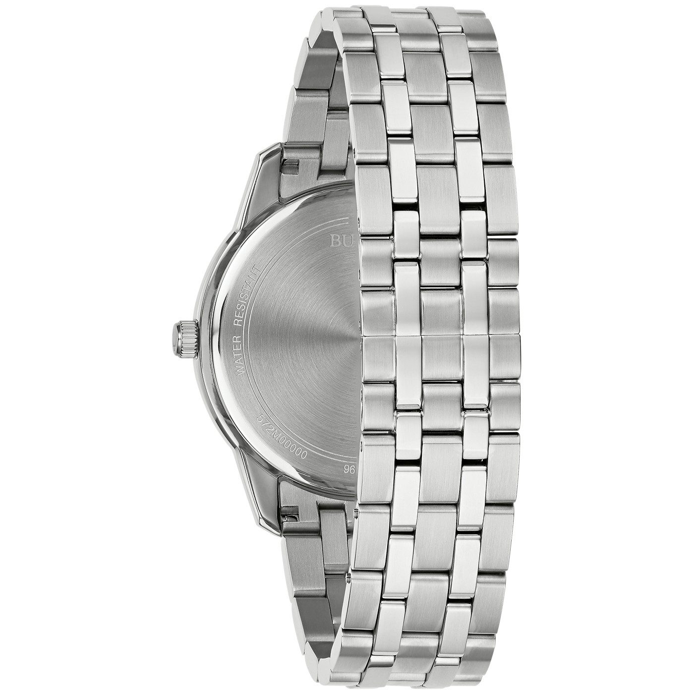 Bulova Quarzuhr Sutton 96B475, Armbanduhr, Damenuhr, Herrenuhr, Edelstahlarmband, analog, Datum