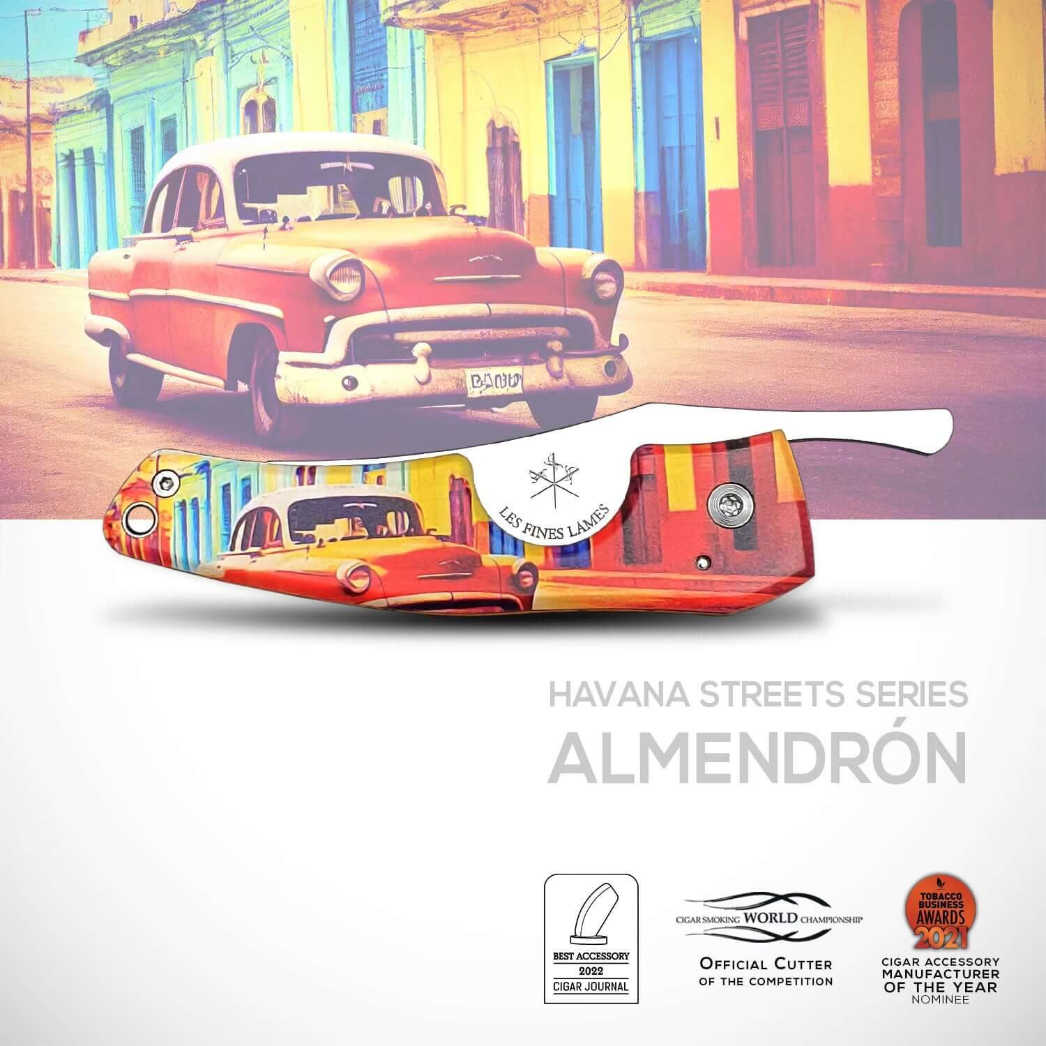 Les Fines Lames France Taschenmesser Les Fines Lames Zigarrenschneider LE PETIT HAVANA STREETS ALMENDRON