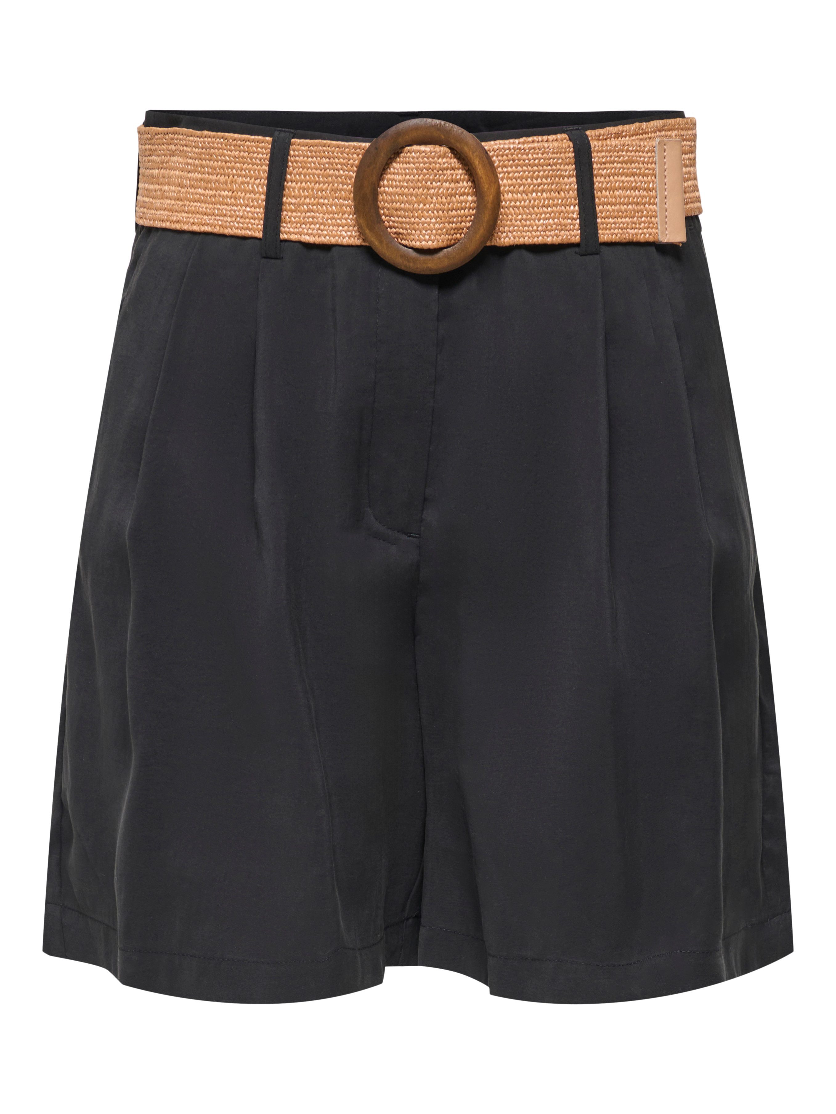 ONLY Shorts ONLIBIZA HW BELT SHORTS PNT Materialmix, regular fit, High Wais günstig online kaufen
