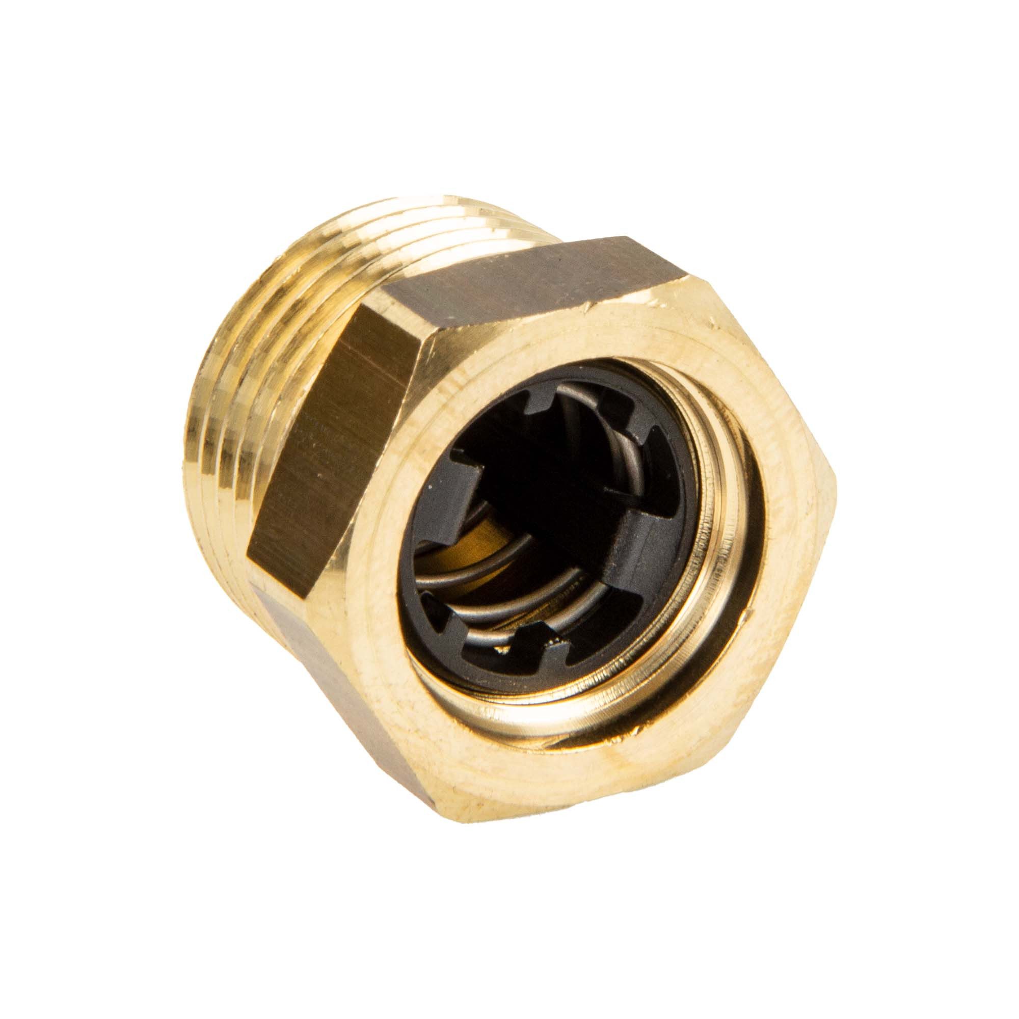 AFRISO Heizkörper Montageventil für Schnellentlüfter 3/8 x 1/2 Zoll IG/AG