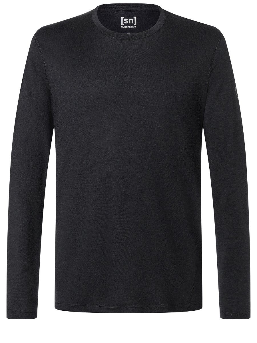 SUPER.NATURAL Langarmshirt Merino Funktionsunterwäsche M ARCTIC230 LS funktioneller Merino-Materialmix