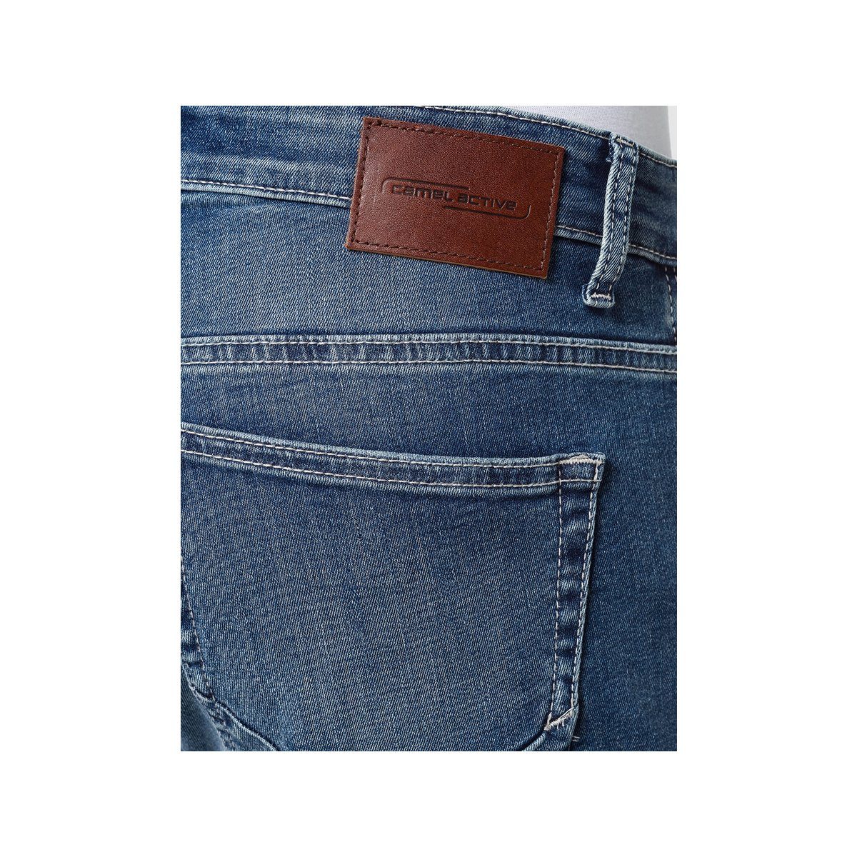 camel active 5-Pocket-Jeans mittel-blau (1-tlg)