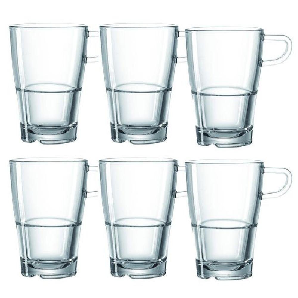 Tasse Leonardo Glas-Tassen Latte Macchiato Senso (6-teilig)