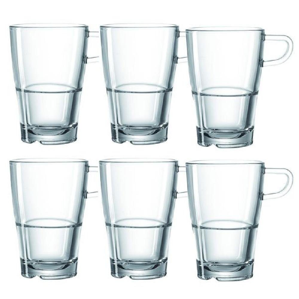 LEONARDO Tasse Leonardo Glas-Tassen Latte Macchiato Senso (6-teilig)