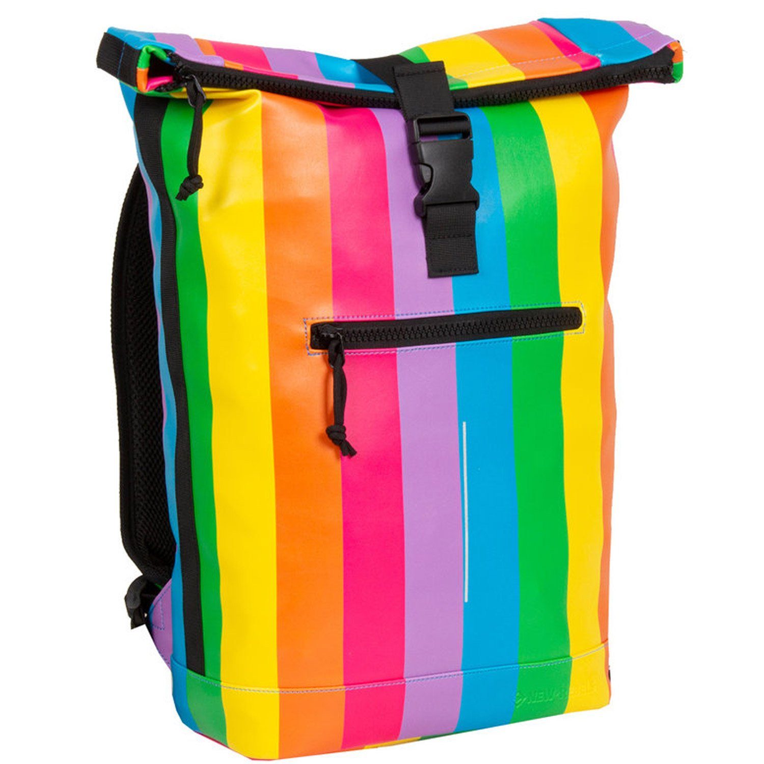 Freizeitrucksack New Rebels Freizeit Rucksack 16L Mart Rainbow (Stück, 1-tlg., Stück), Rucksack