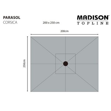 Madison Balkonsichtschutz Sonnenschirm Corsica 200x250 cm Taupe