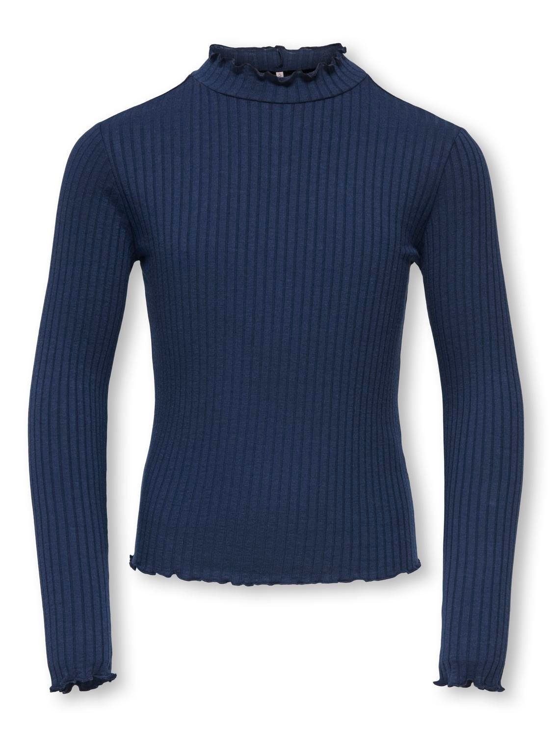 KIDS ONLY Langarmshirt Kogfransiska Schl Ls Hi-Nck Top Jrs
