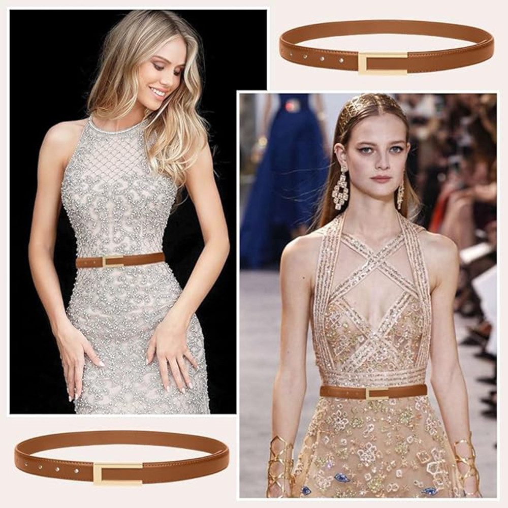 Coonoor Taillengürtel Damen Verstellbarer Schmaler Taillengürtel,Retro Dünn günstig online kaufen