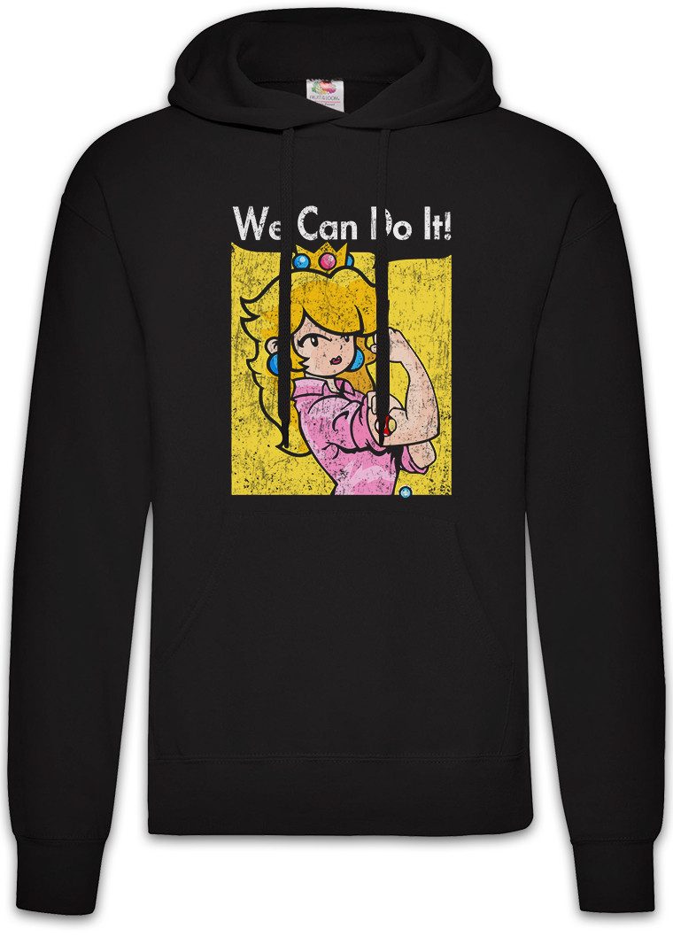 Hoodie We Can Do It Princess Herren Hoodie Super Gamer Games Geek Mario Nerd