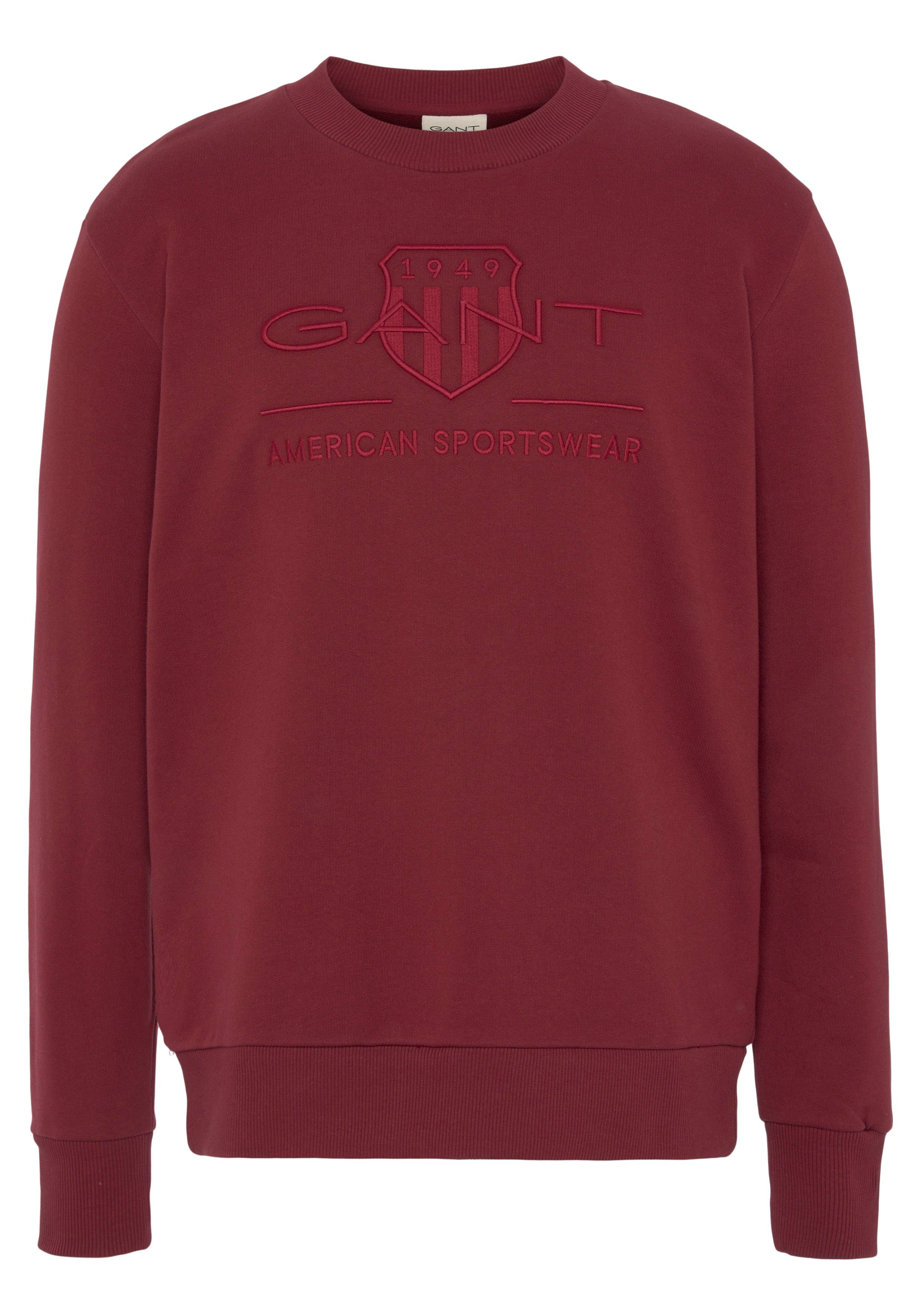 Archive Shield C Neck Sweat 210 Roasted Walnut