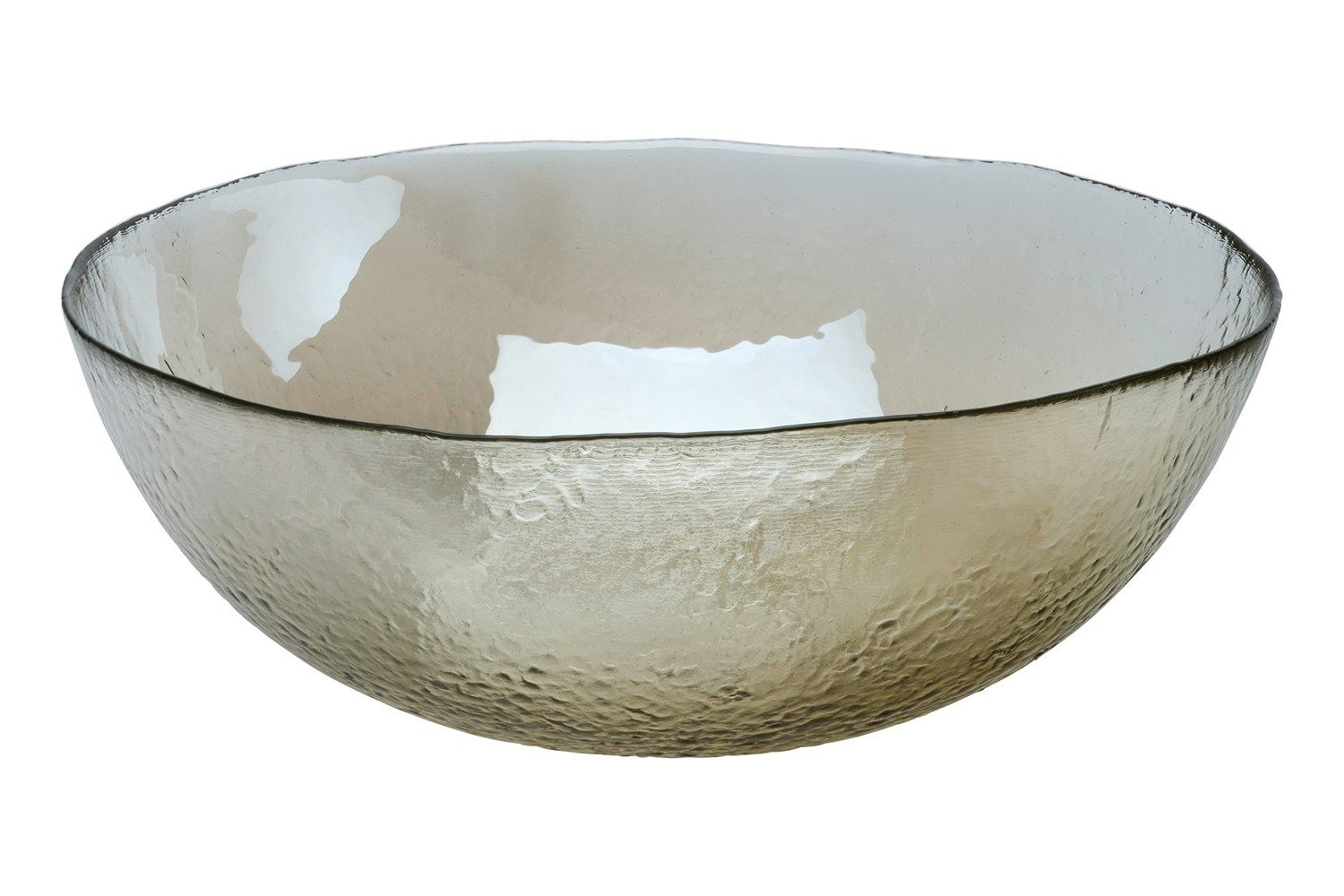 Ritzenhoff & Breker Schale LUZIA, Ø 25 cm, Braun, Glas, (1-tlg), spülmaschinengeeignet