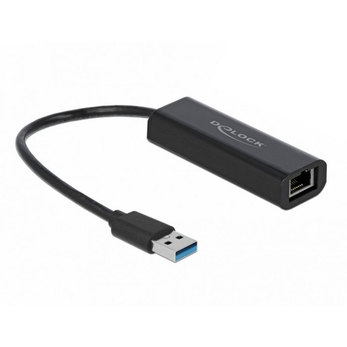 Delock USB 3.2 Gen 1 Adapter USB-A Stecker > RJ-45 LAN-Kabel