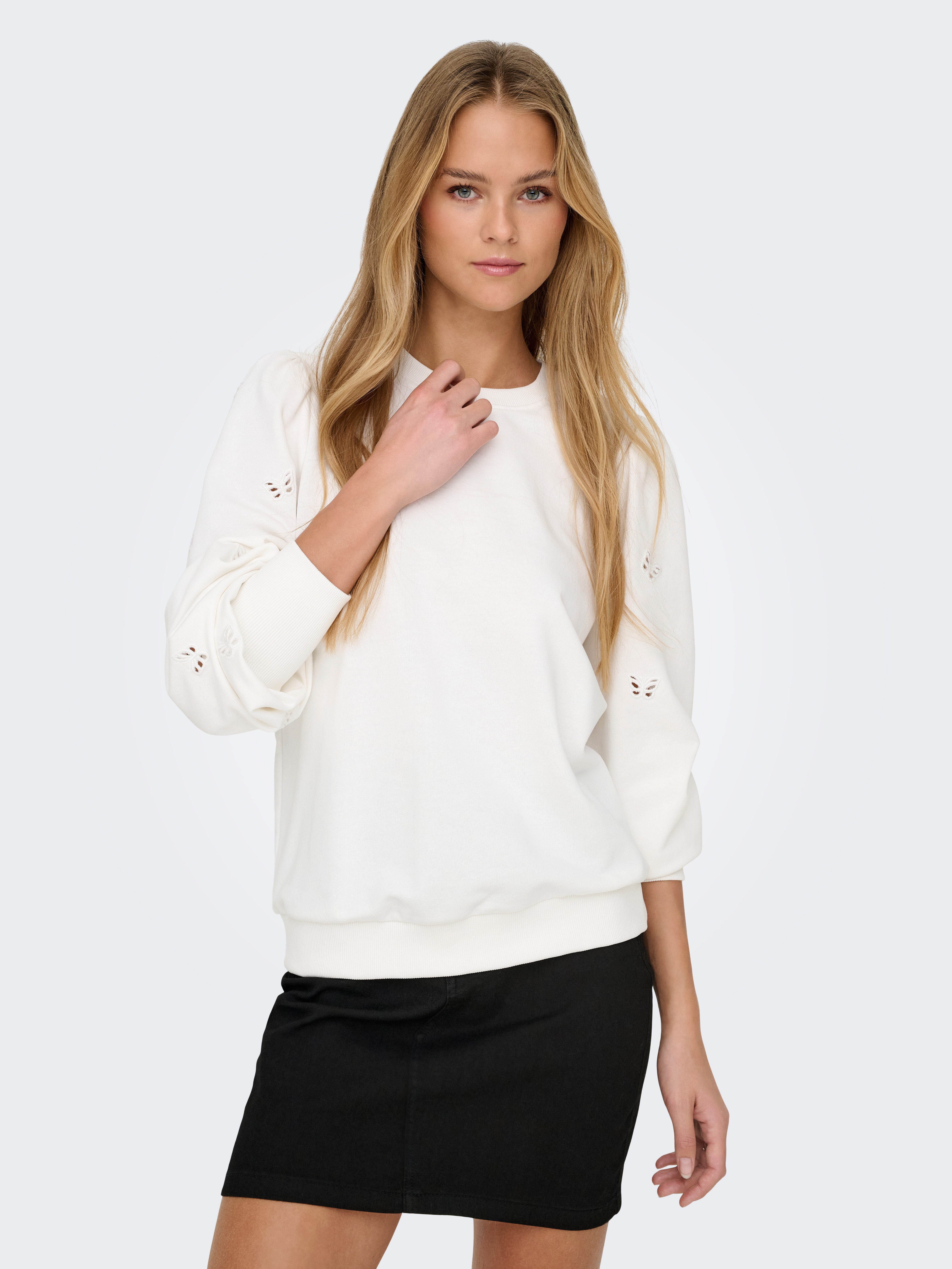 ONLY Sweatshirt ONLFEMME L/S PUFF EMBROIDERY günstig online kaufen