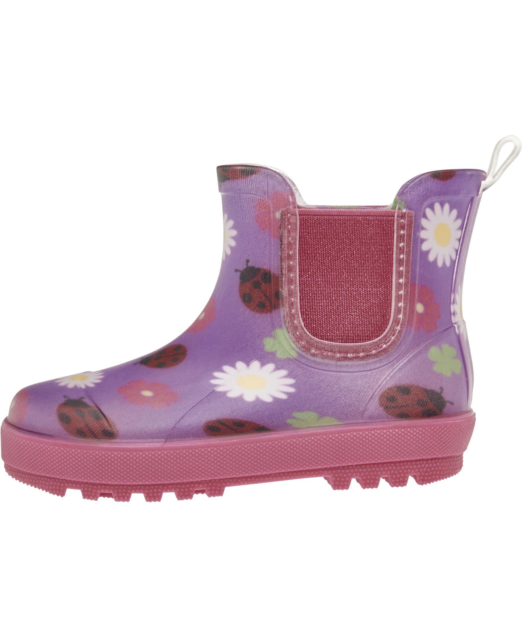 Playshoes Regenstiefel Halbschaft Marienkäfer Gummistiefel