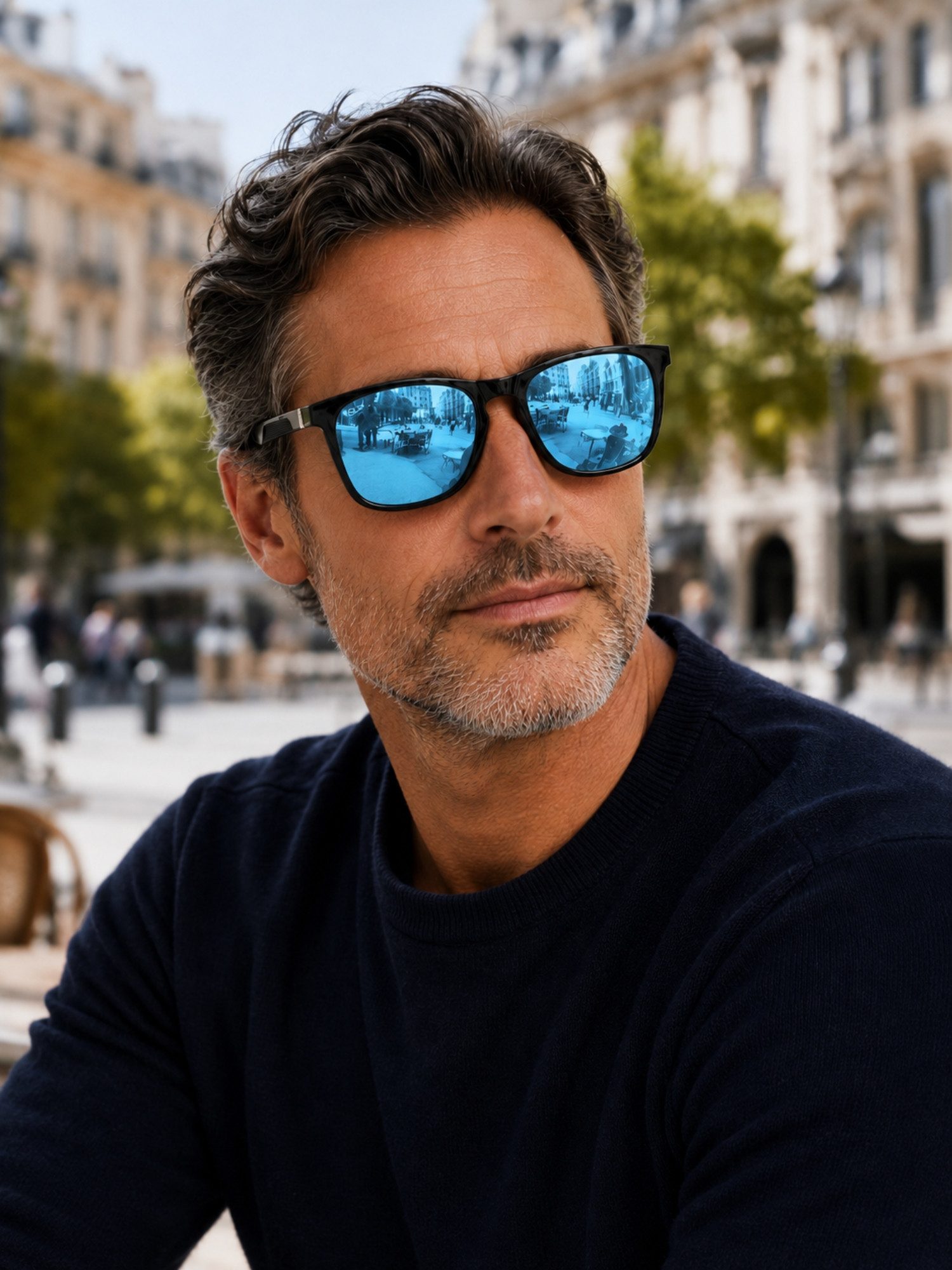 ANTALUX Sonnenbrille Polarisierte Sonnenbrille Herren/Damen, UV 400 Sonnenbrille mit Etui Polarisiert, UV 400