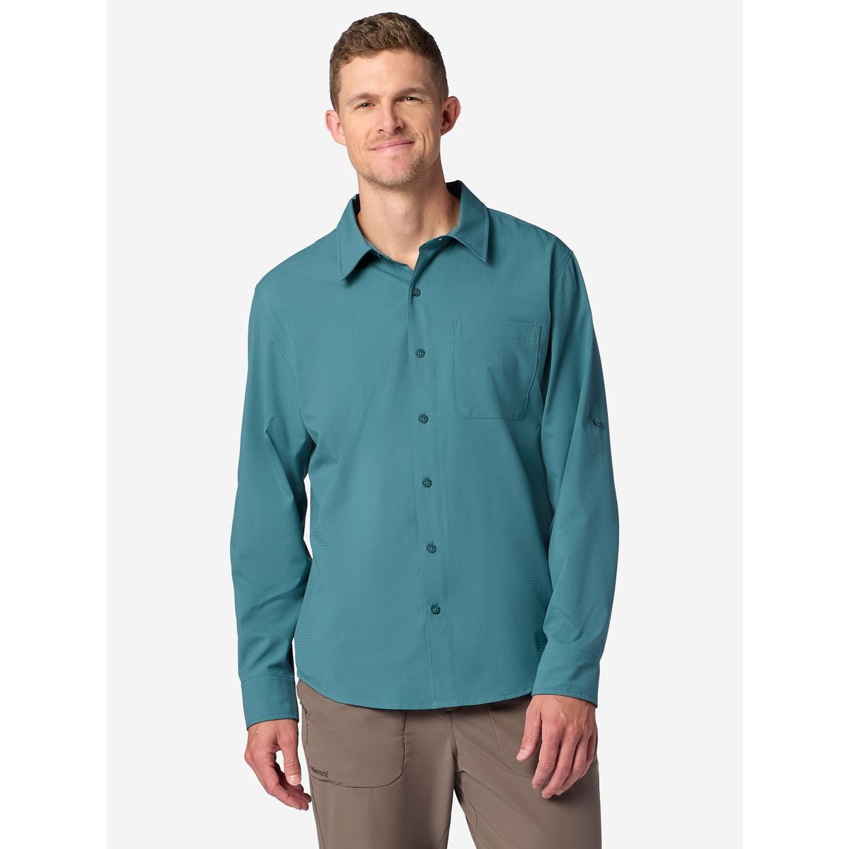 Marmot Outdoorbluse Airexchange Long Sleeve Shirt Hoch atmungsaktives und schnell trocknendes Langarmhemd für optimalen