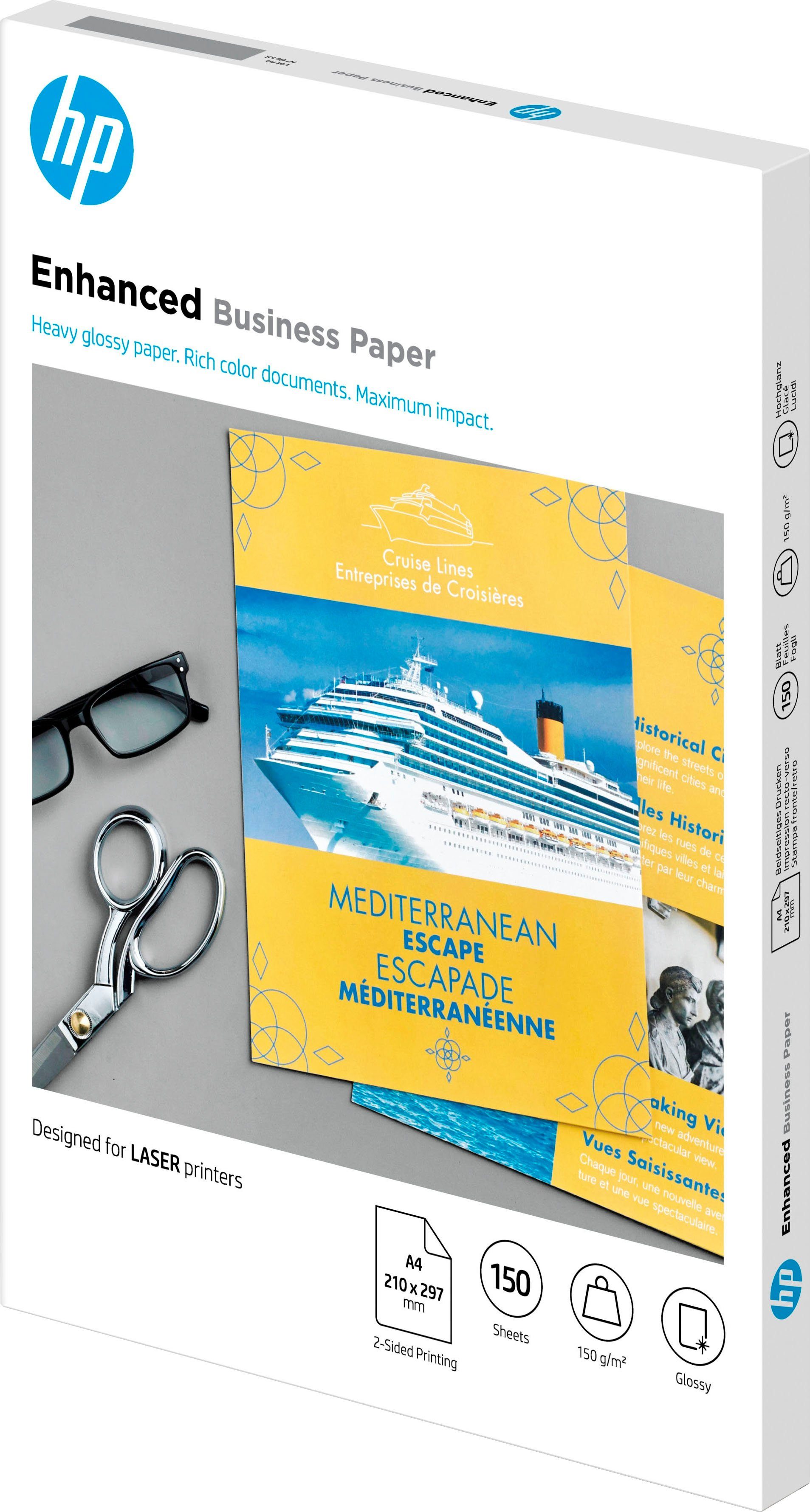 HP Fotopapier Professional Laser-Papier glänzend