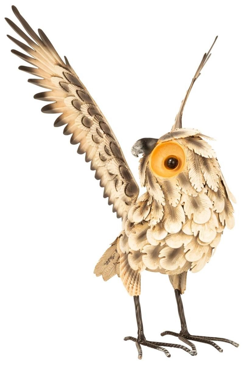 Geschenkestadl Tierfigur Eule Metall XL steht 43cm Tierfigur Waldtier Bauernhof Garten Deko (1 St)